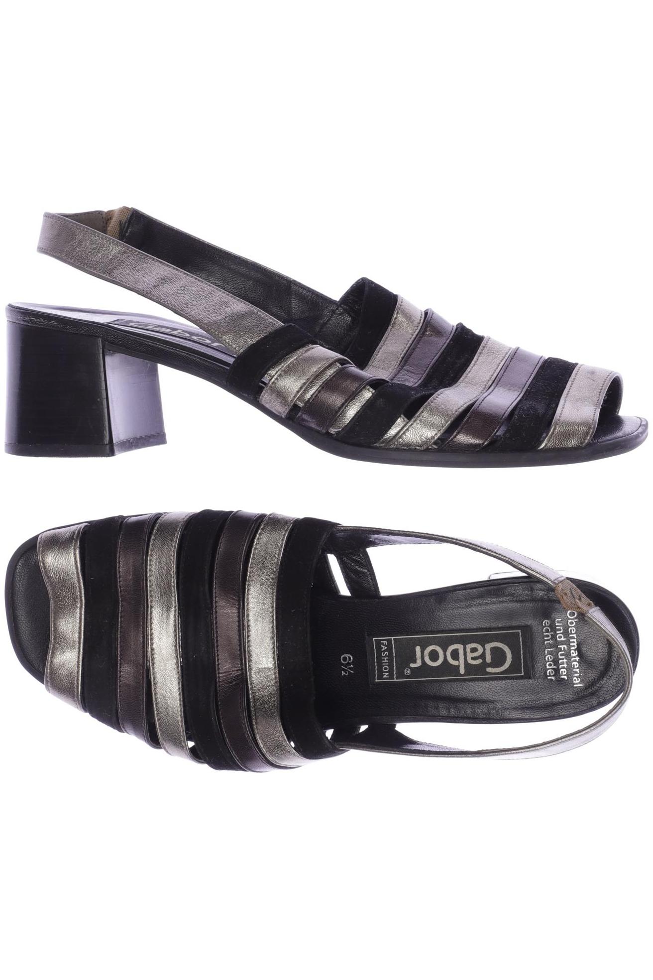 

Gabor Damen Sandale, schwarz, Gr. 6.5