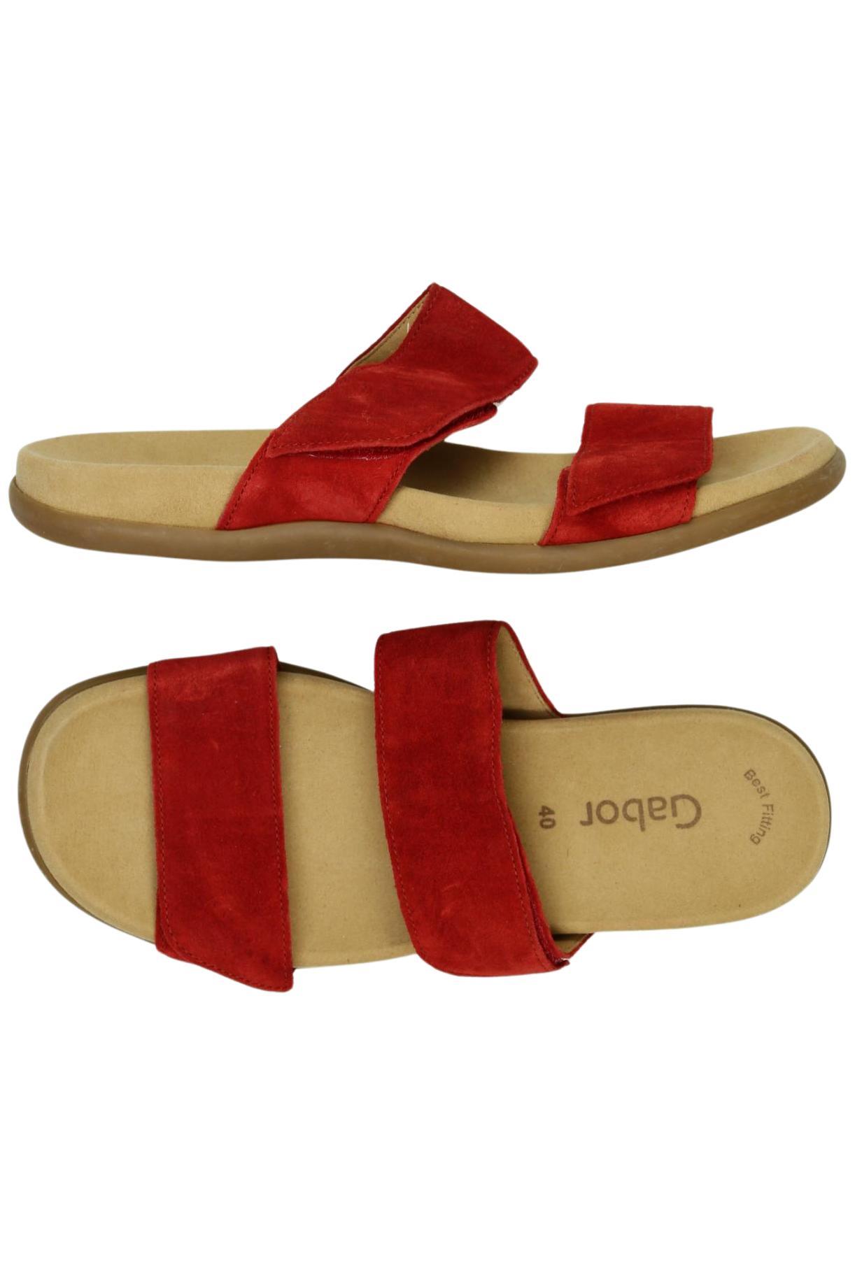 

Gabor Damen Sandale, rot, Gr. 40