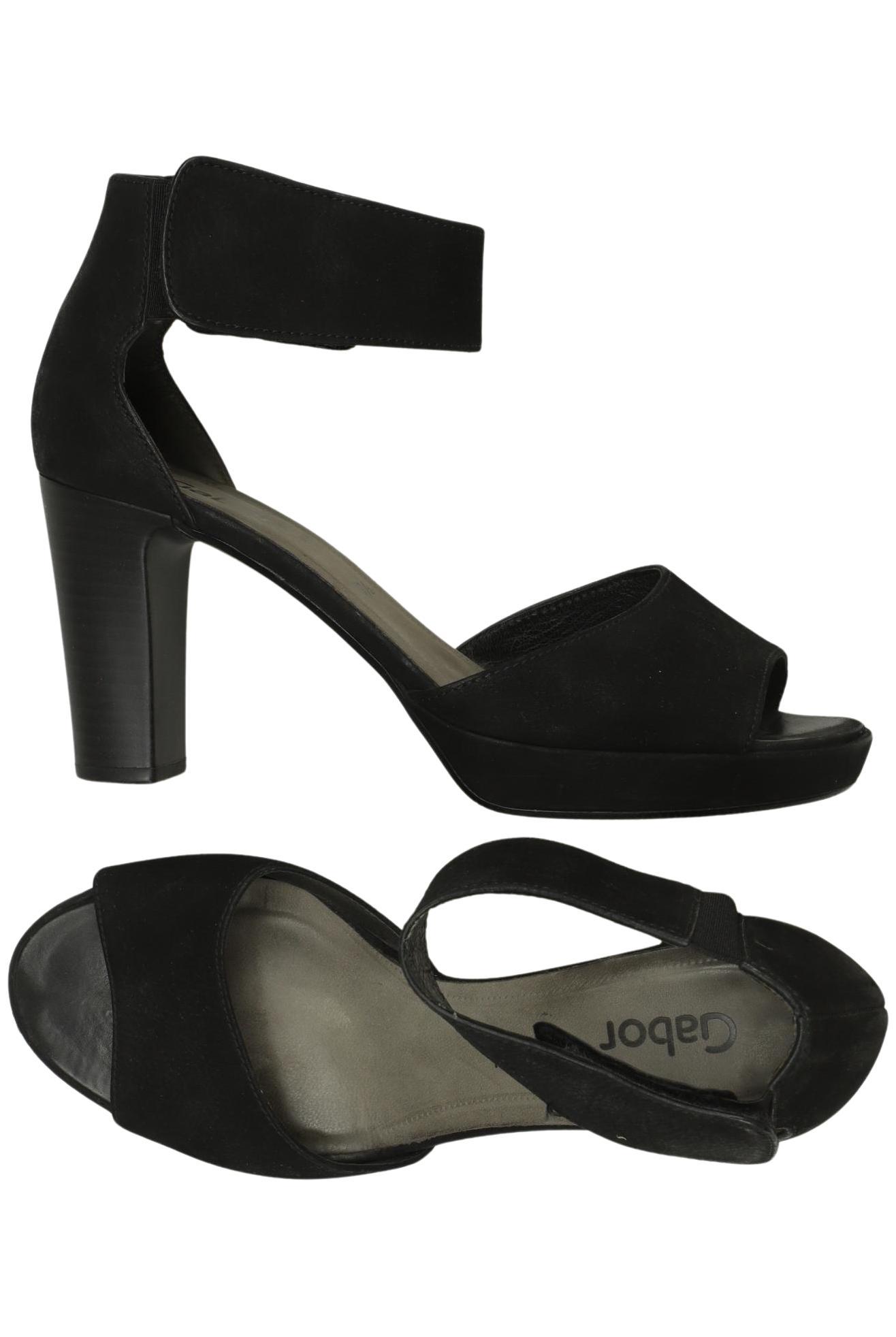 

Gabor Damen Sandale, schwarz, Gr. 5.5