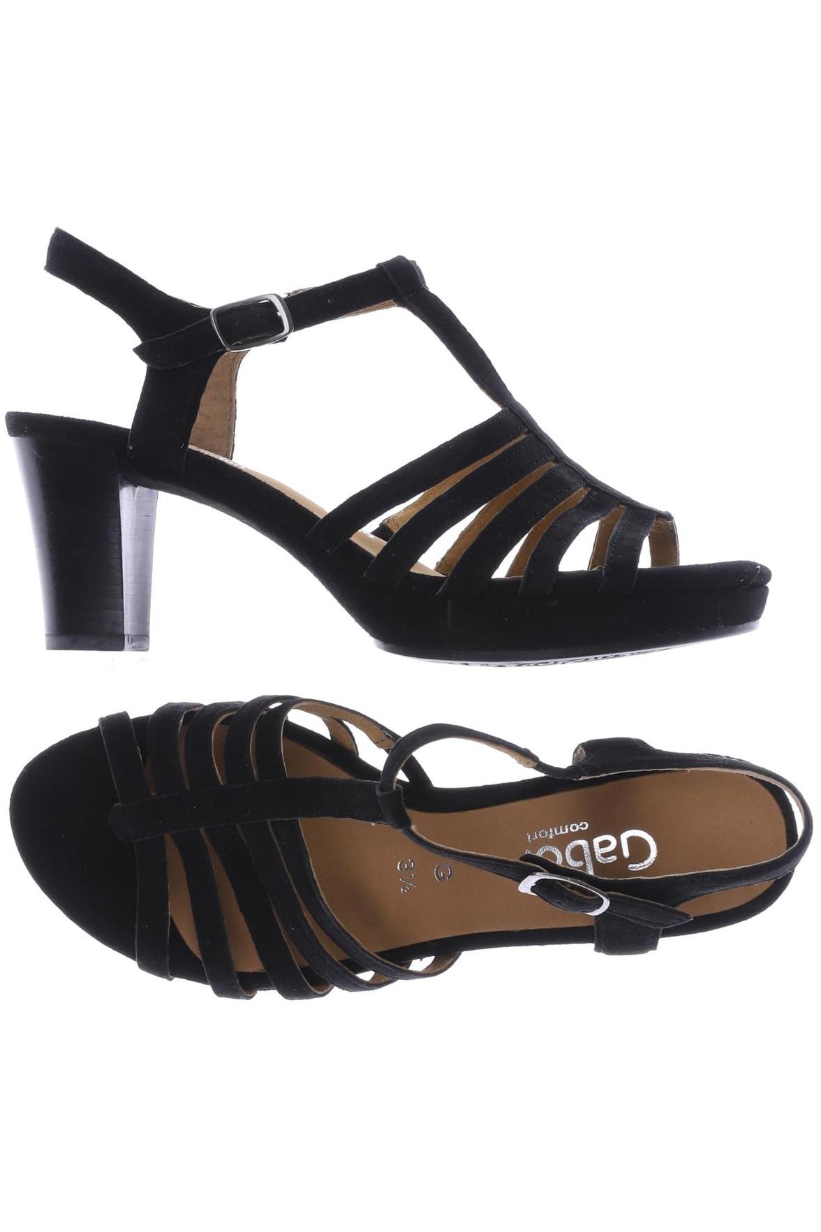 

Gabor Damen Sandale, schwarz, Gr. 3.5