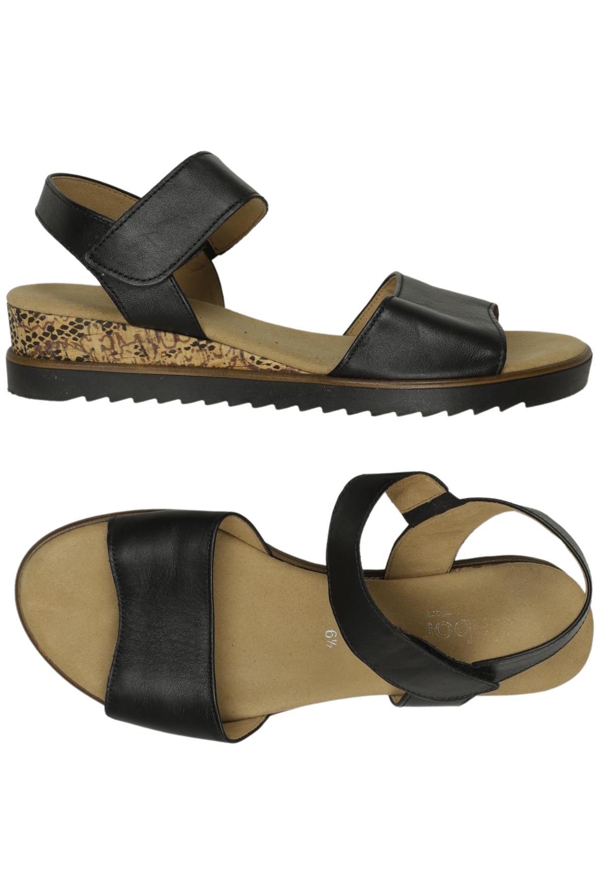 

Gabor Damen Sandale, schwarz, Gr. 6.5