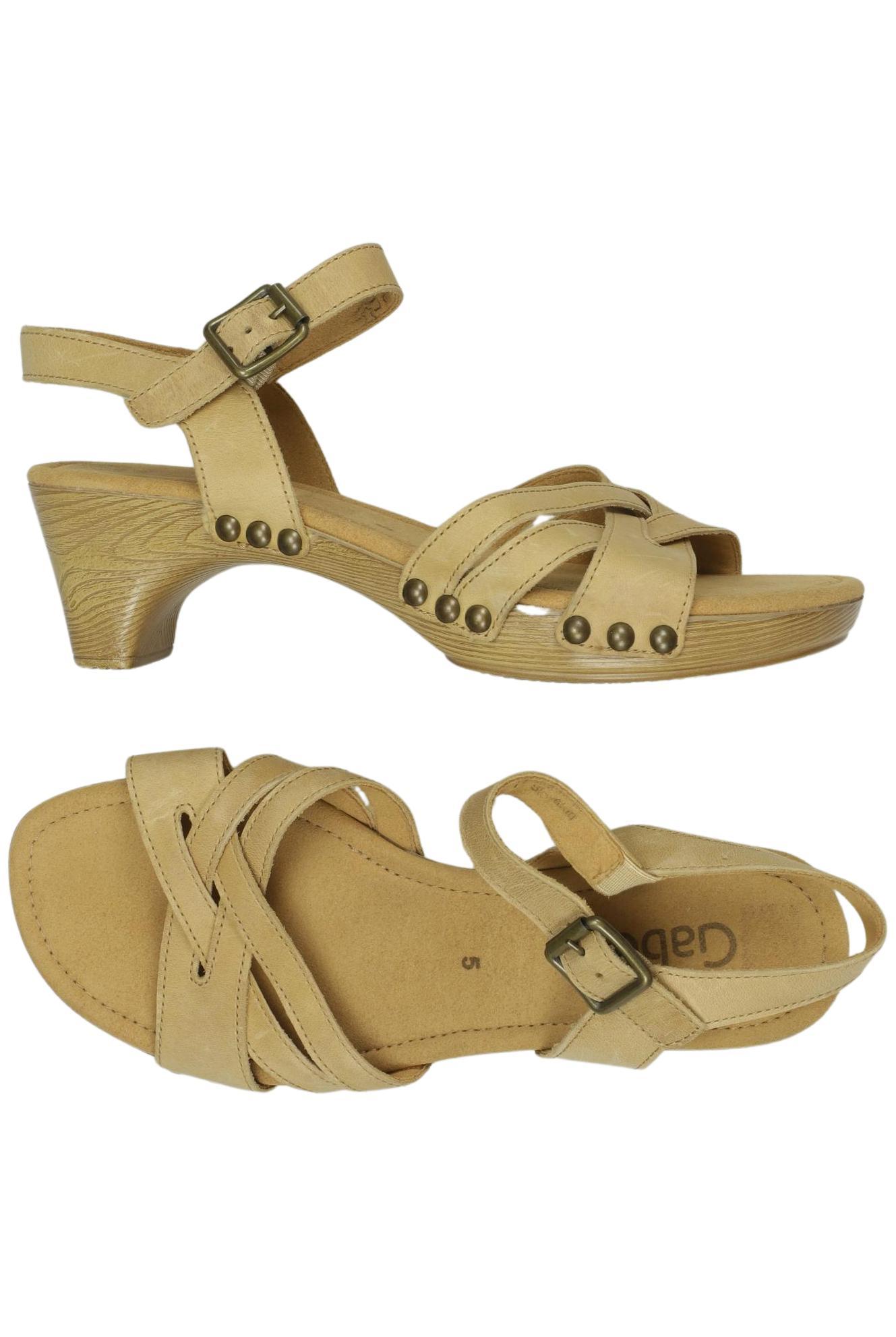 

Gabor Damen Sandale, beige, Gr. 5