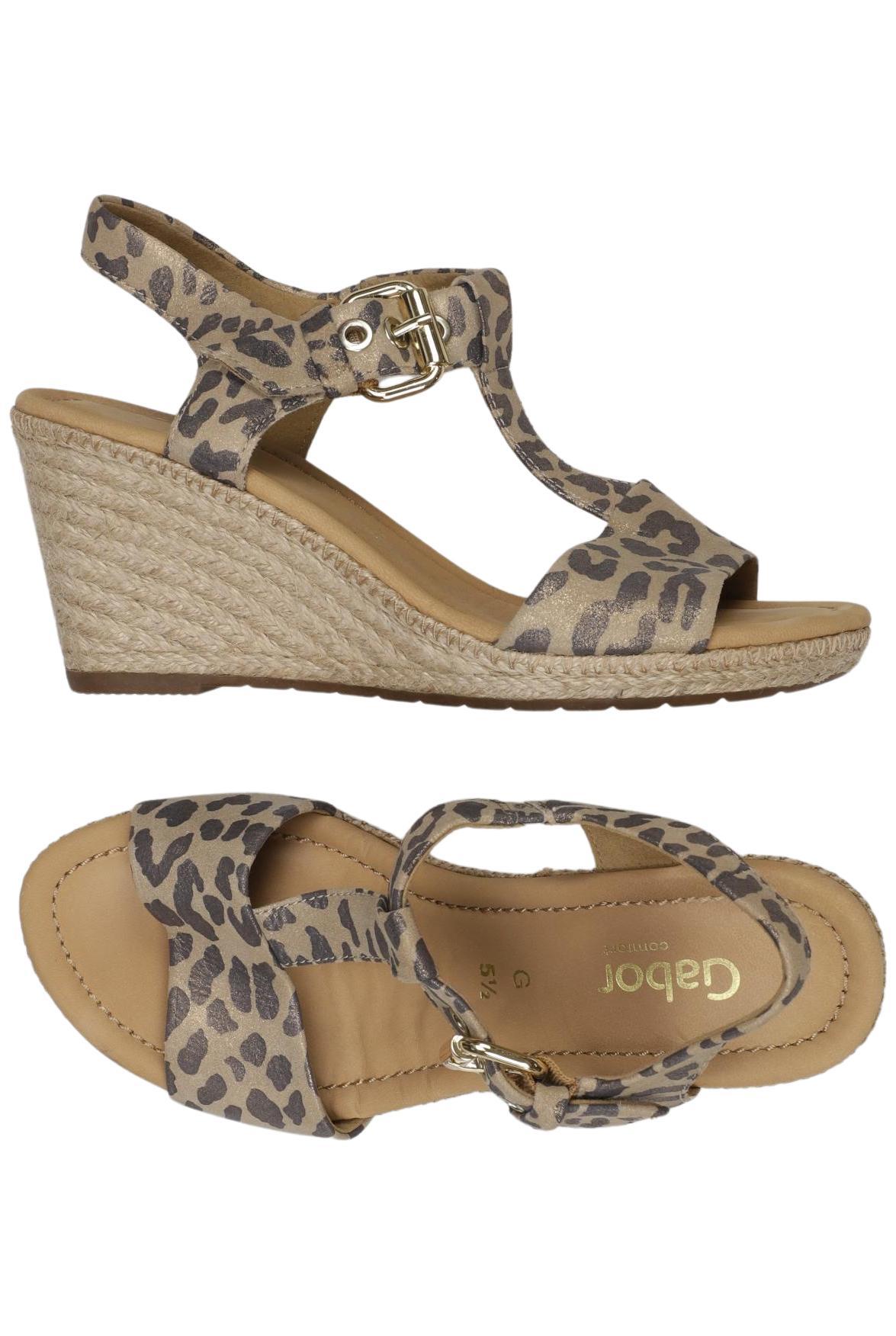 

Gabor Damen Sandale, beige, Gr. 5.5