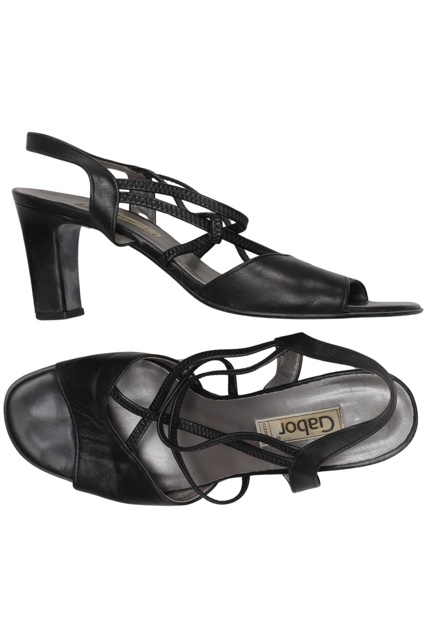 

Gabor Damen Sandale, schwarz, Gr. 6.5