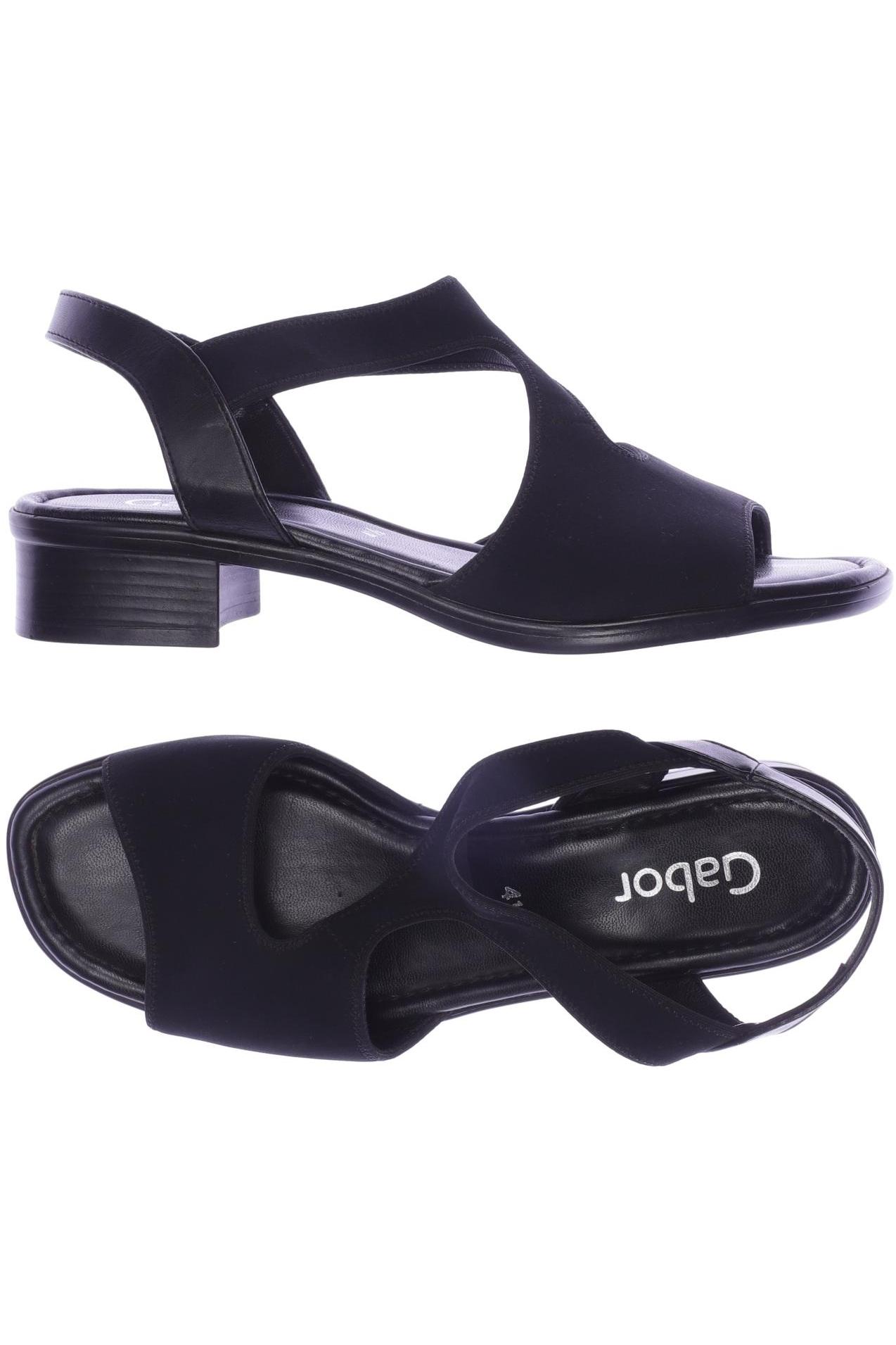 

Gabor Damen Sandale, schwarz, Gr. 4.5