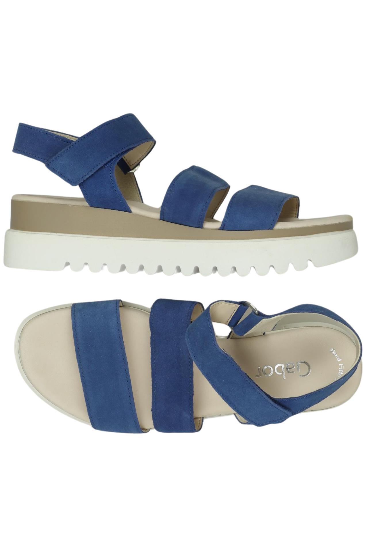 

Gabor Damen Sandale, blau, Gr. 5
