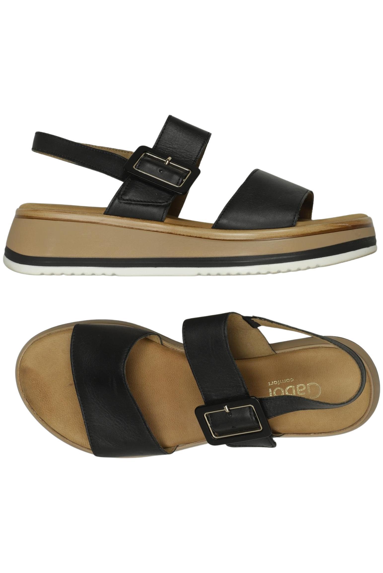 

Gabor Damen Sandale, schwarz, Gr. 6