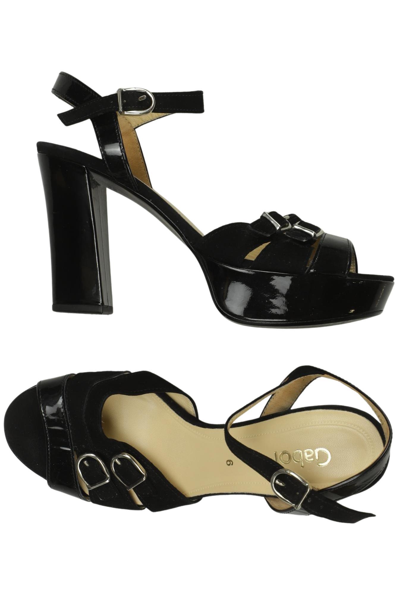 

Gabor Damen Sandale, schwarz, Gr. 6