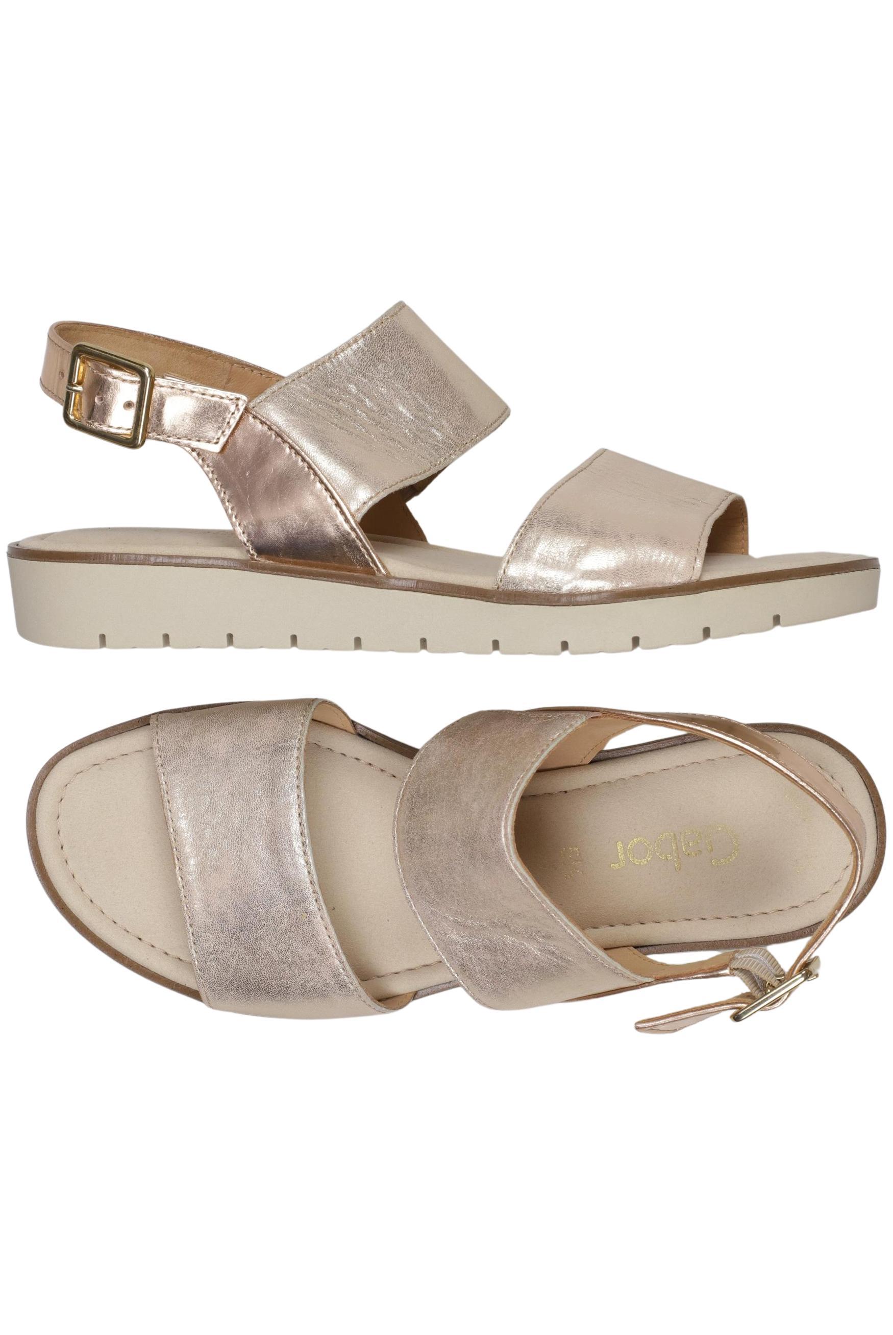 

Gabor Damen Sandale, gold, Gr. 5.5