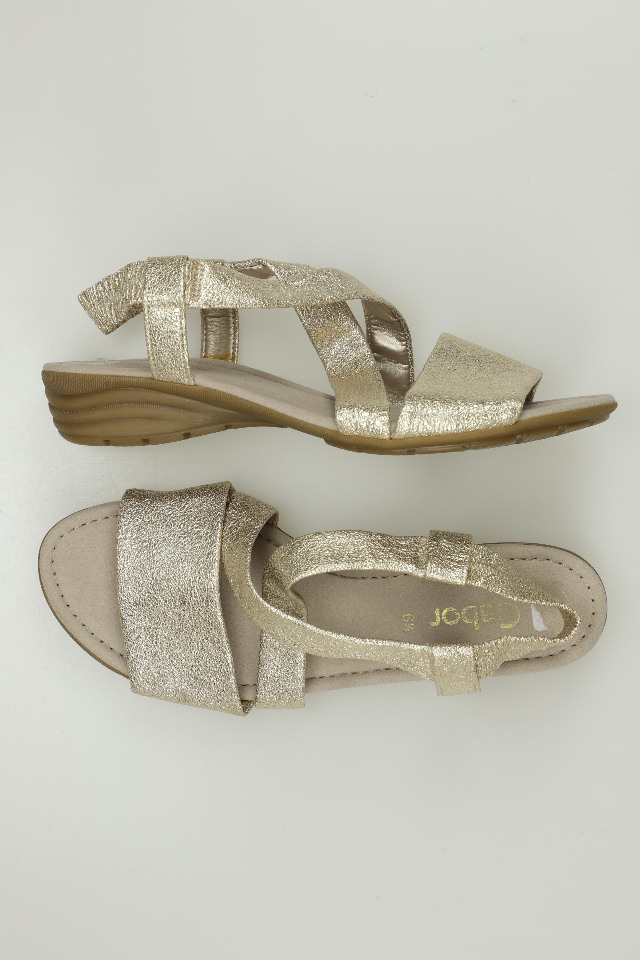 

Gabor Damen Sandale, gold, Gr. 6.5