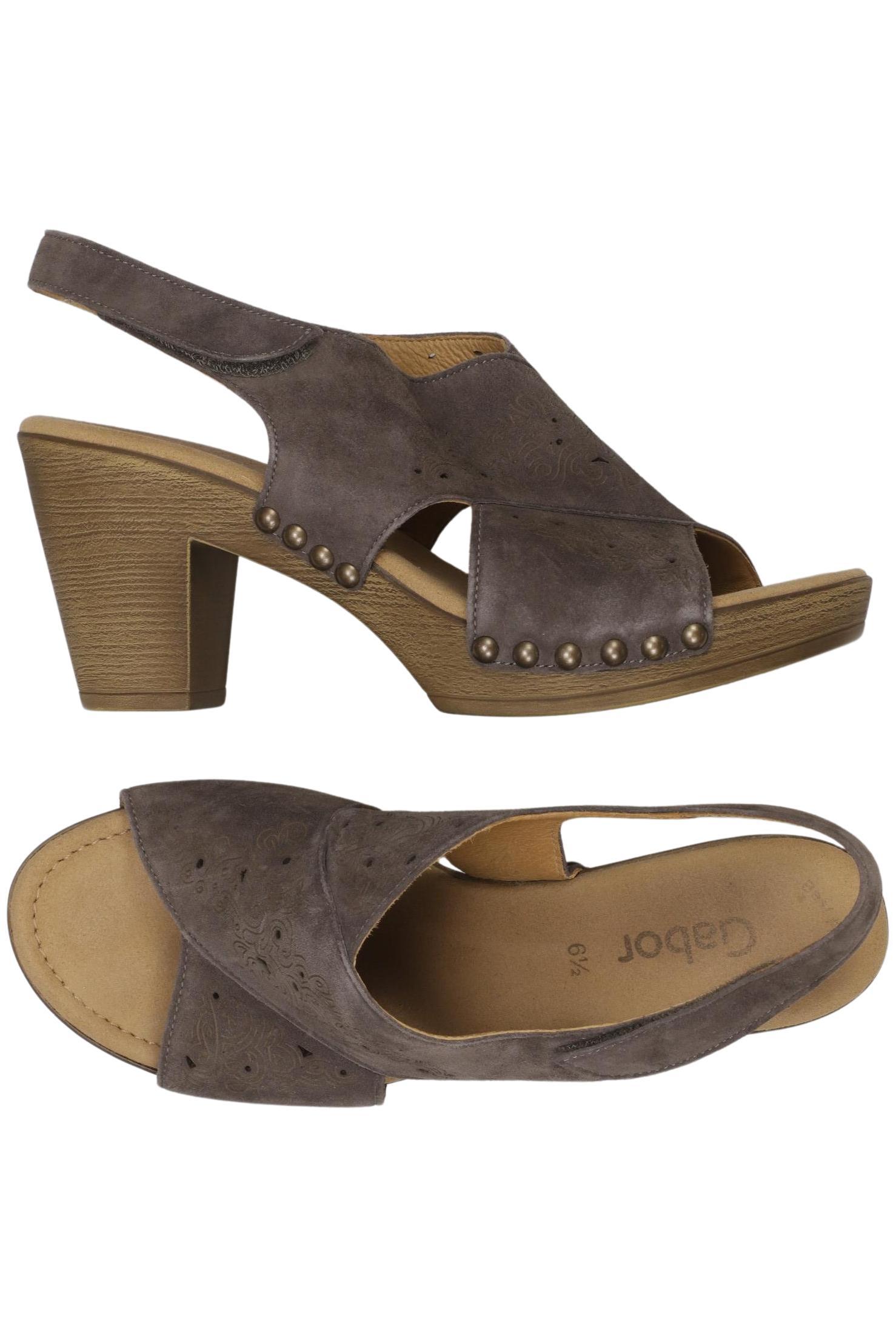 

Gabor Damen Sandale, grau, Gr. 6.5