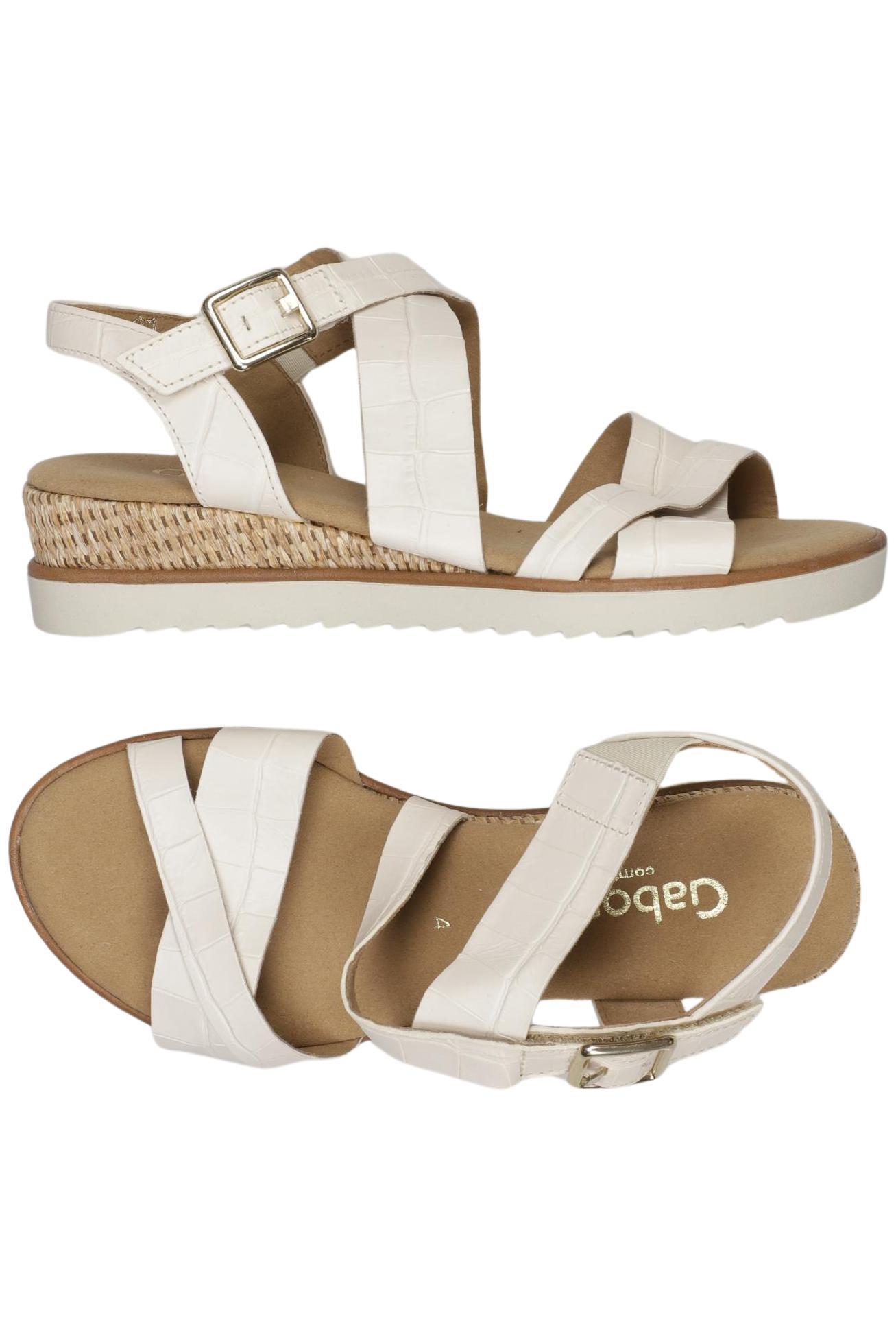 

Gabor Damen Sandale, cremeweiß, Gr. 4