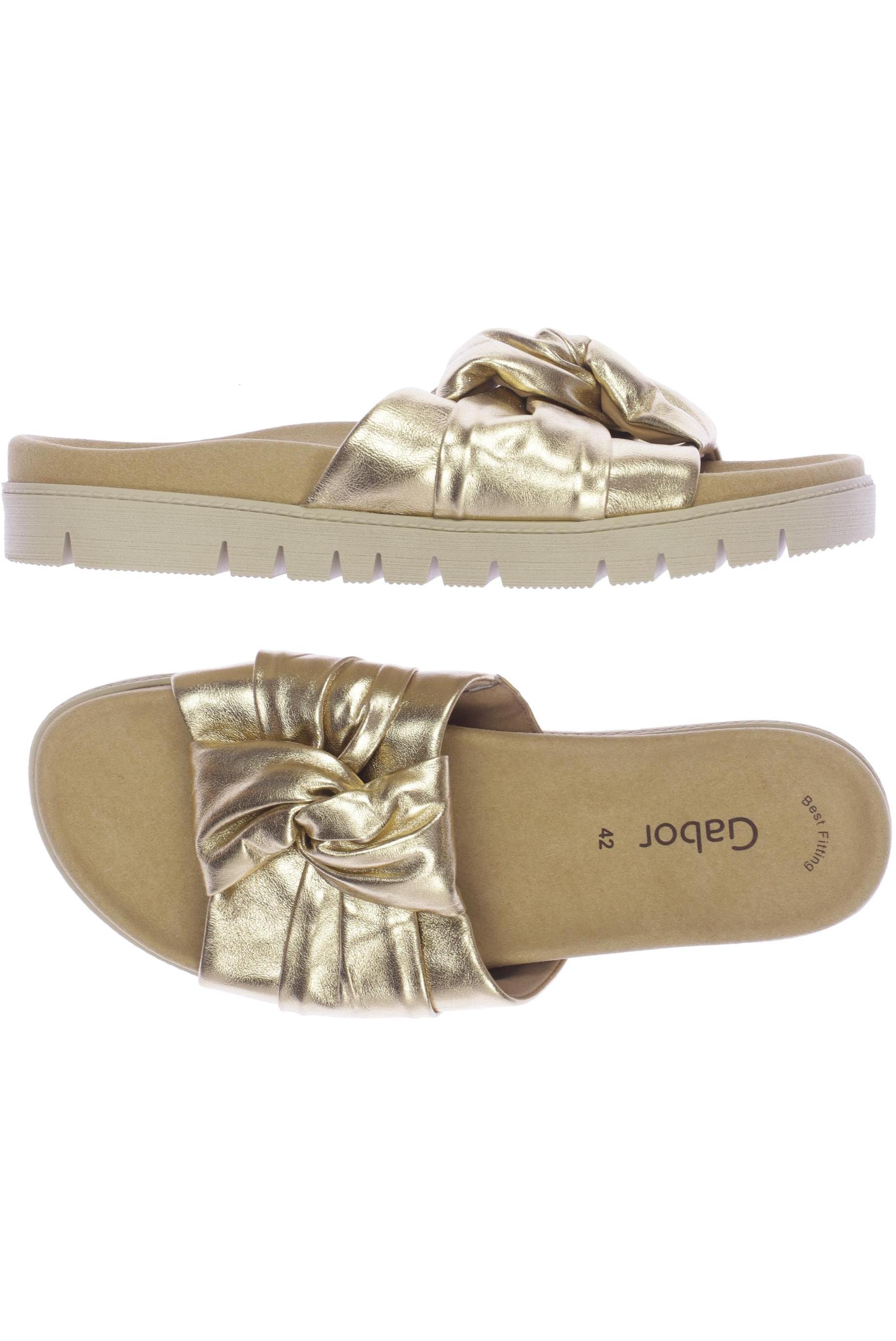 

Gabor Damen Sandale, gold, Gr. 42