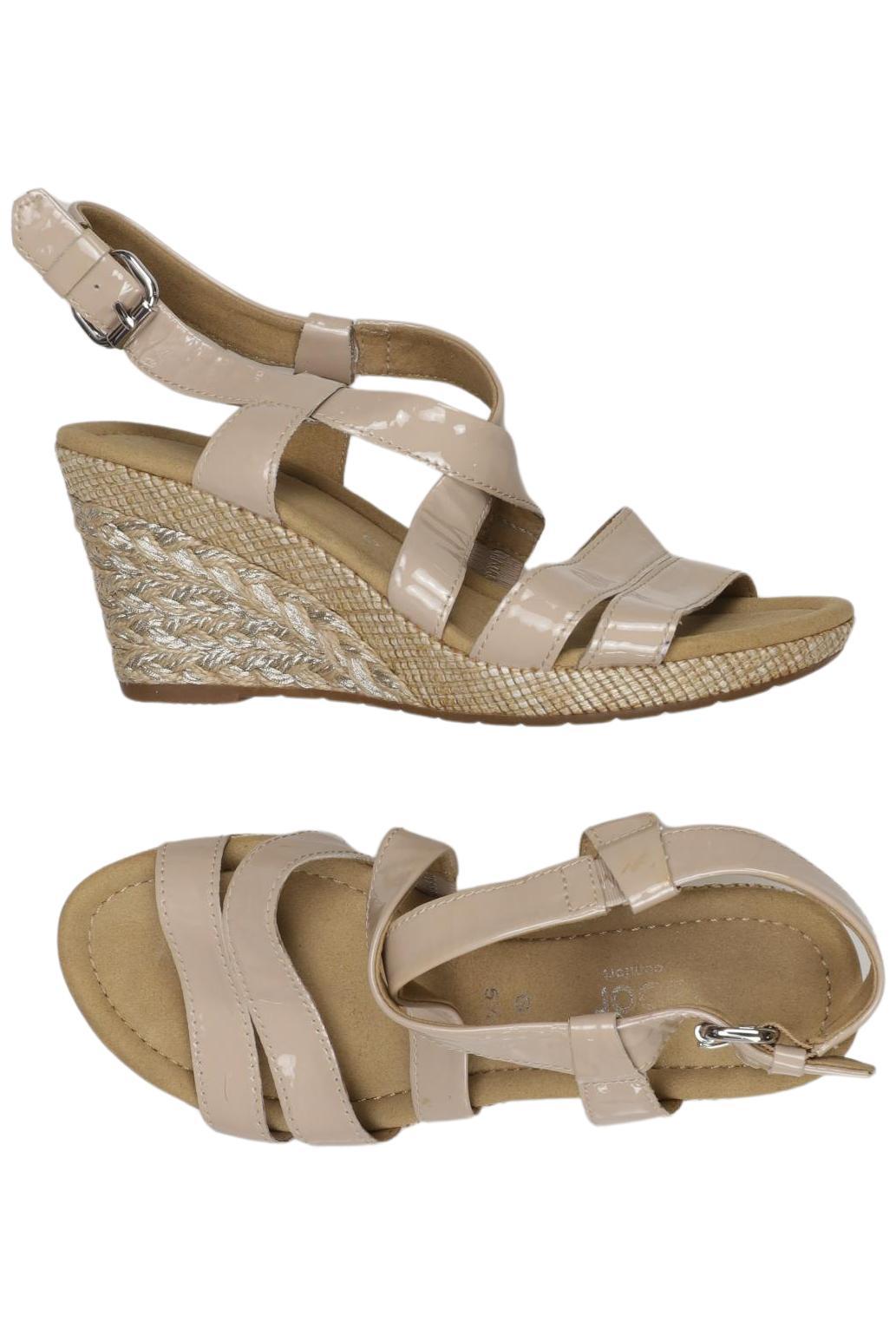 

Gabor Damen Sandale, beige, Gr. 5.5