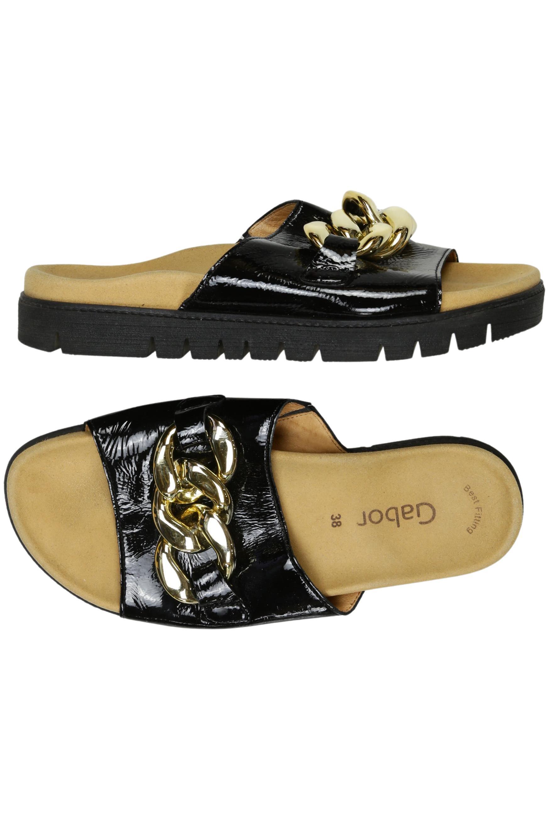 

Gabor Damen Sandale, schwarz, Gr. 38