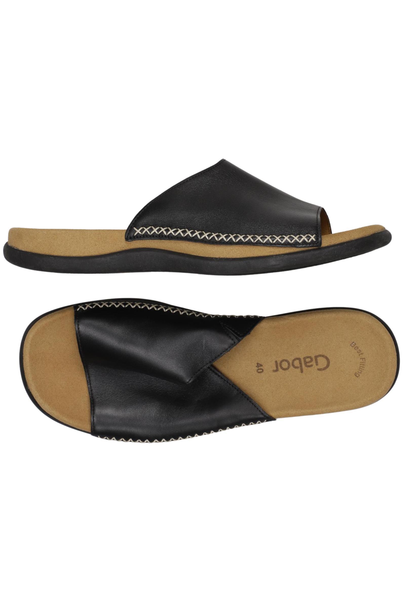 

Gabor Damen Sandale, schwarz, Gr. 40