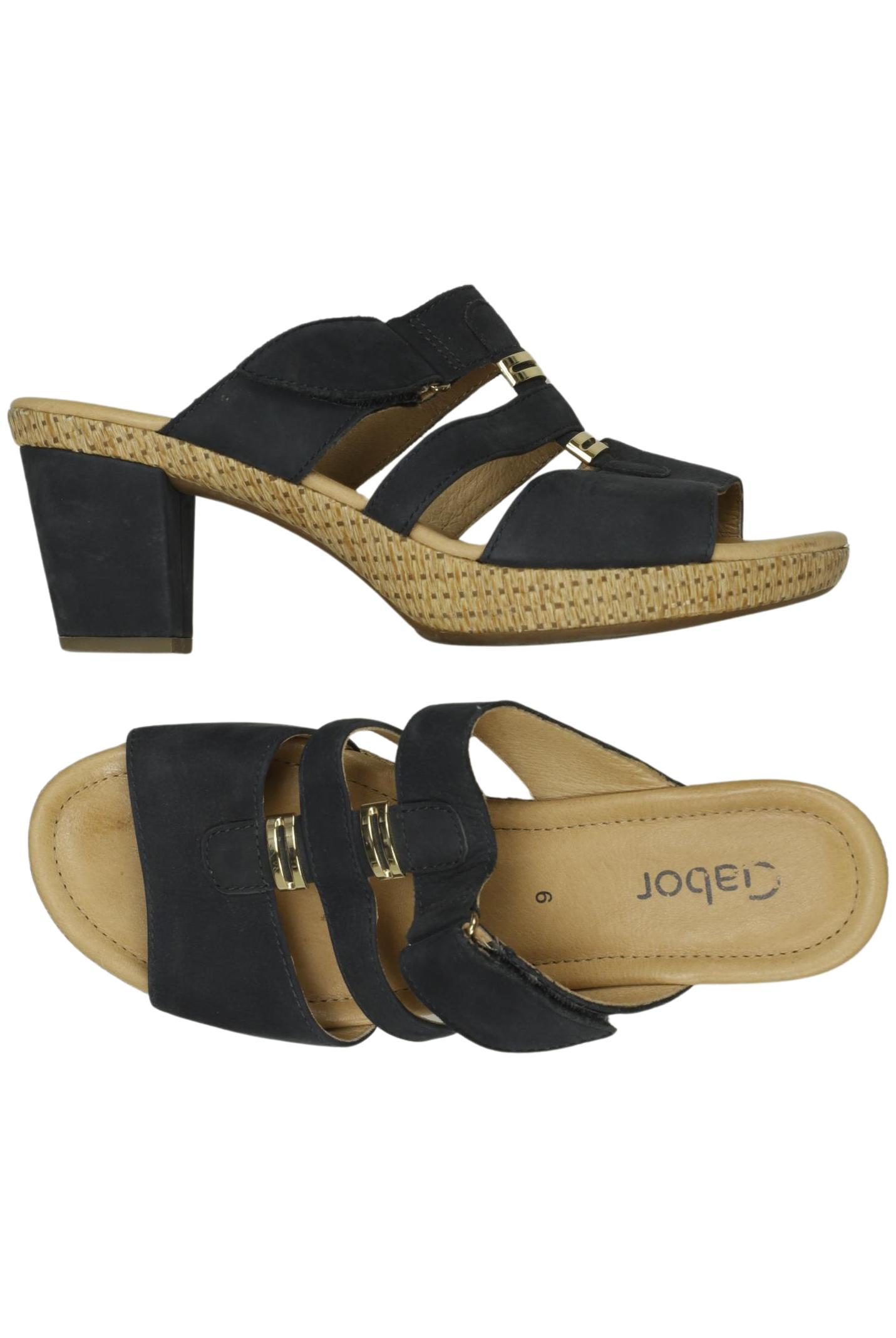 

Gabor Damen Sandale, marineblau, Gr. 6