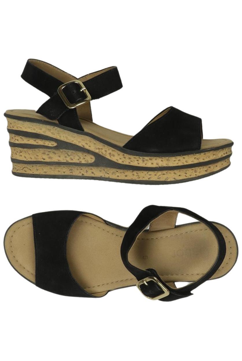 

Gabor Damen Sandale, schwarz, Gr. 5