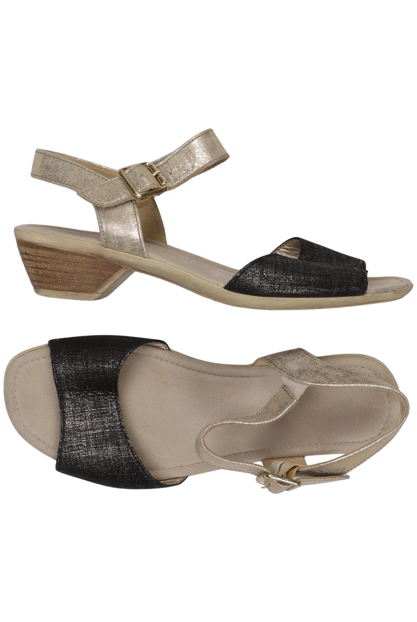 

Gabor Damen Sandale, gold, Gr. 5