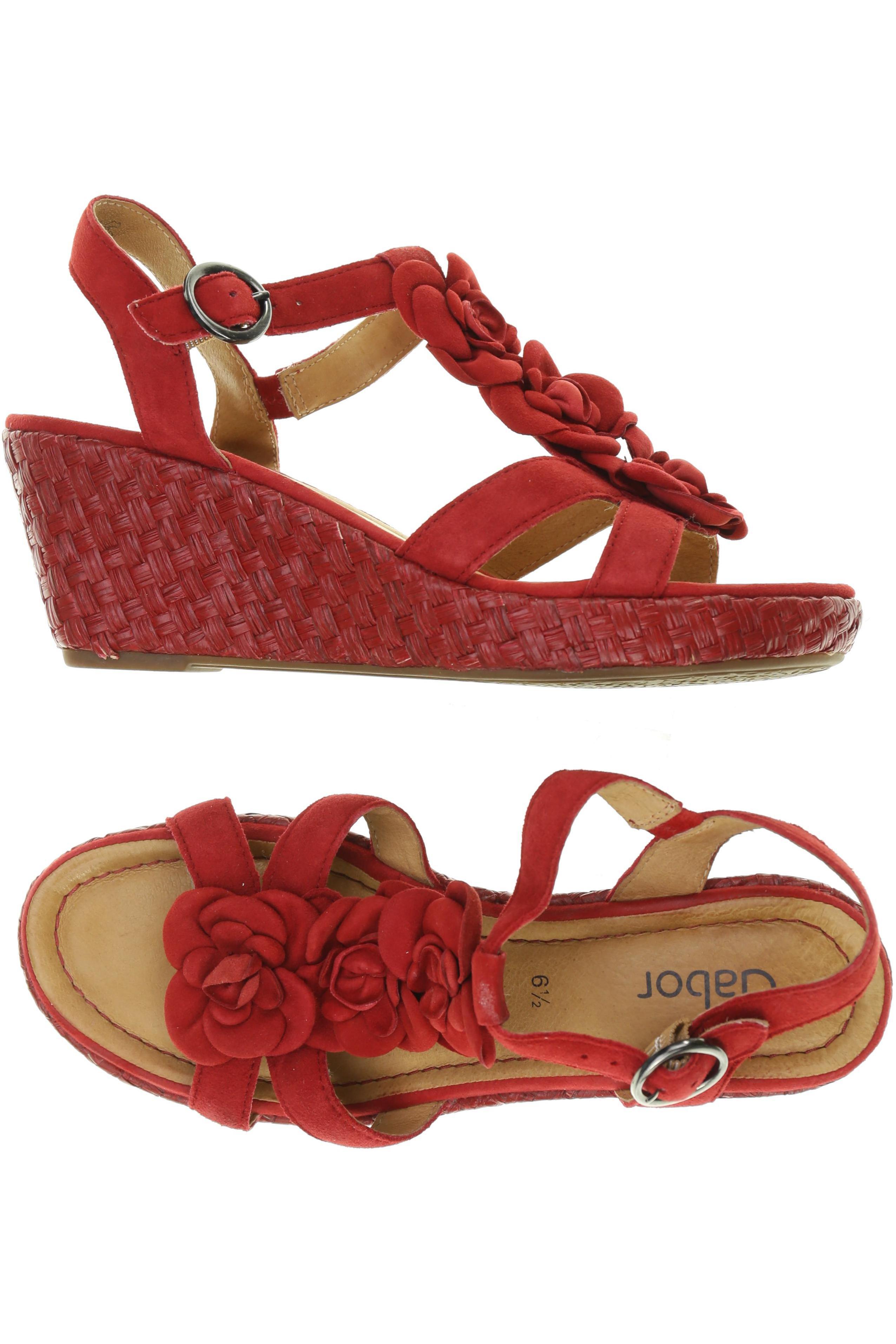 

Gabor Damen Sandale, rot, Gr. 6.5