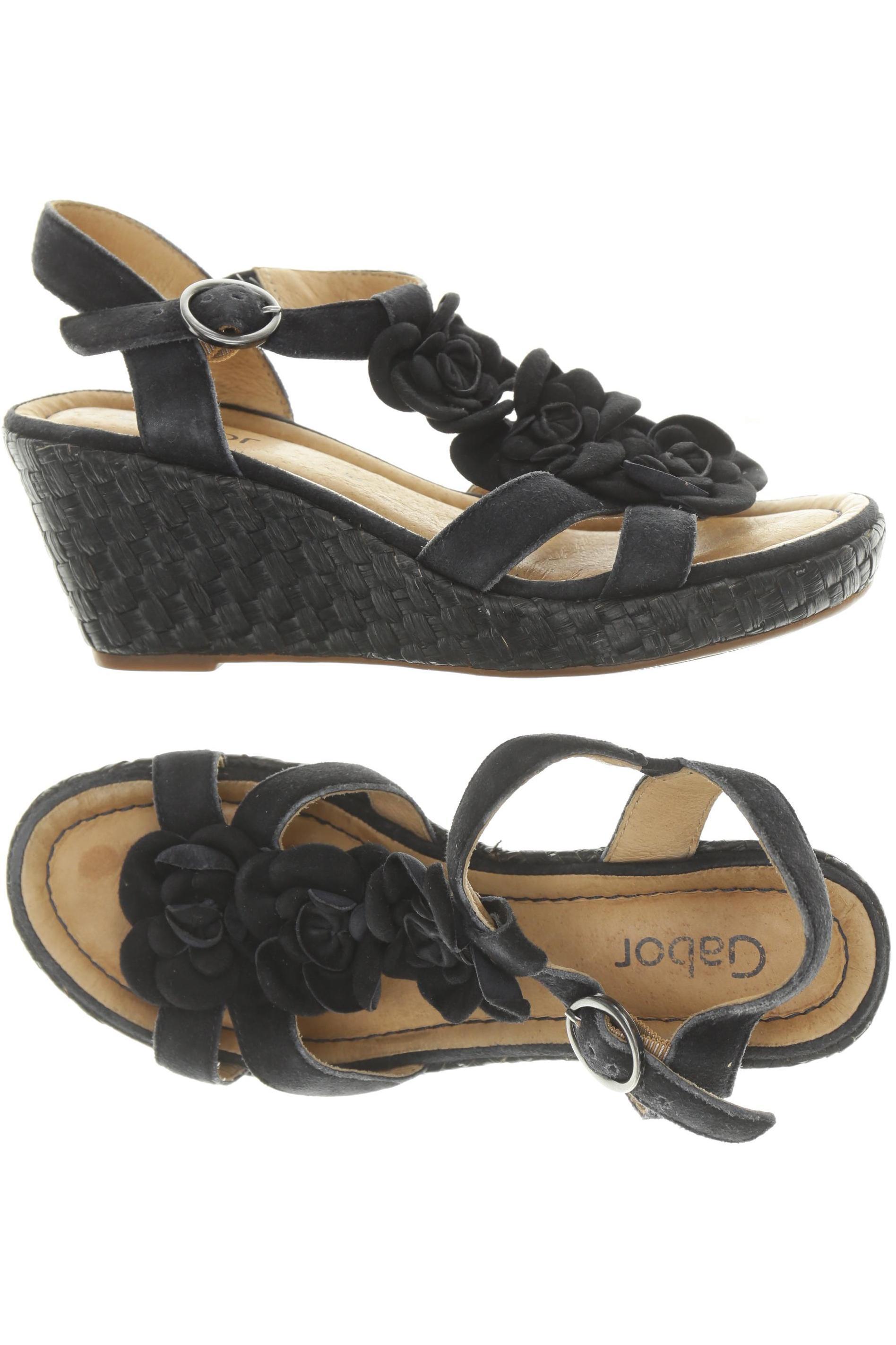 

Gabor Damen Sandale, schwarz, Gr. 5