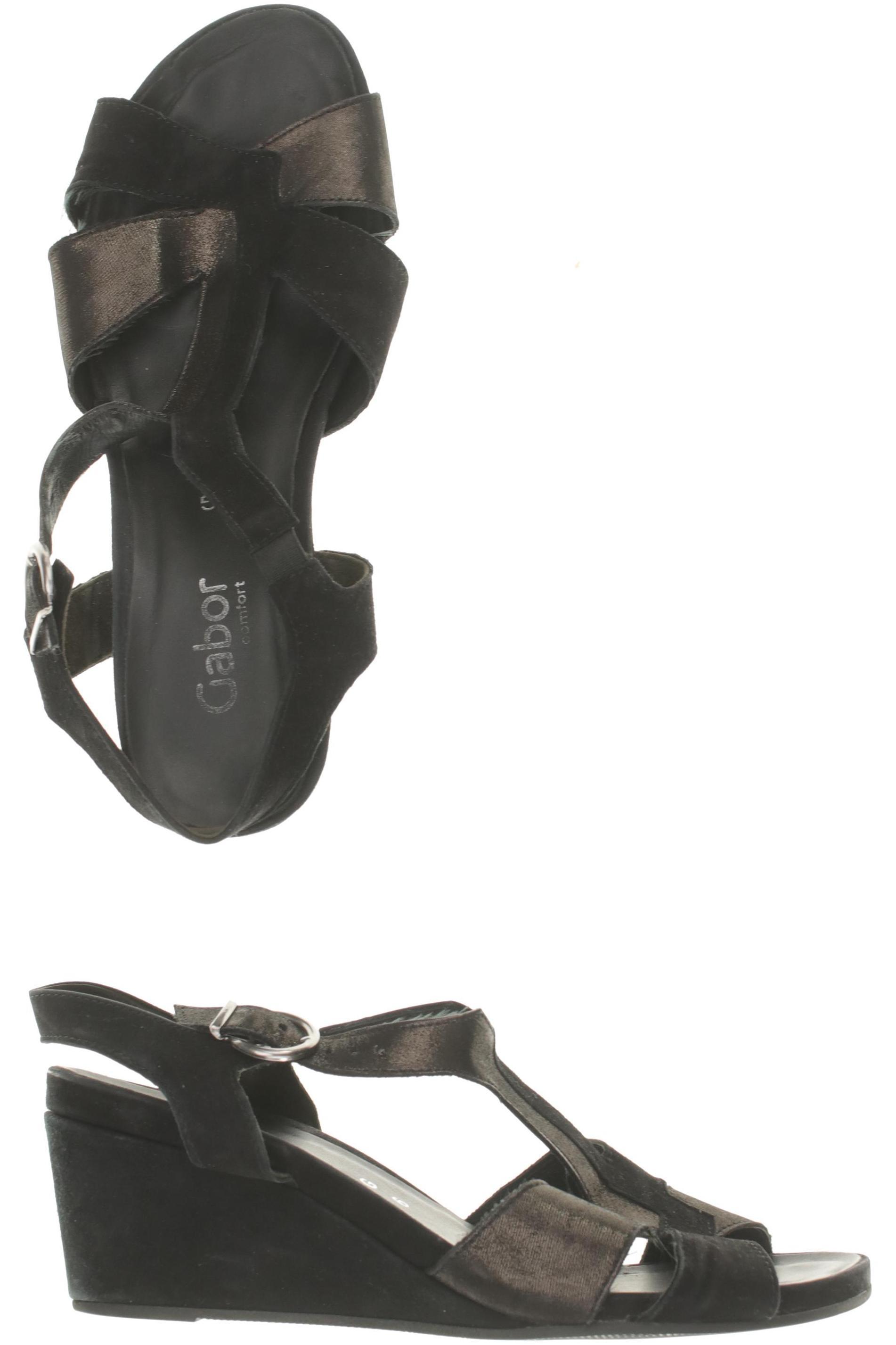 

Gabor Damen Sandale, schwarz, Gr. 6