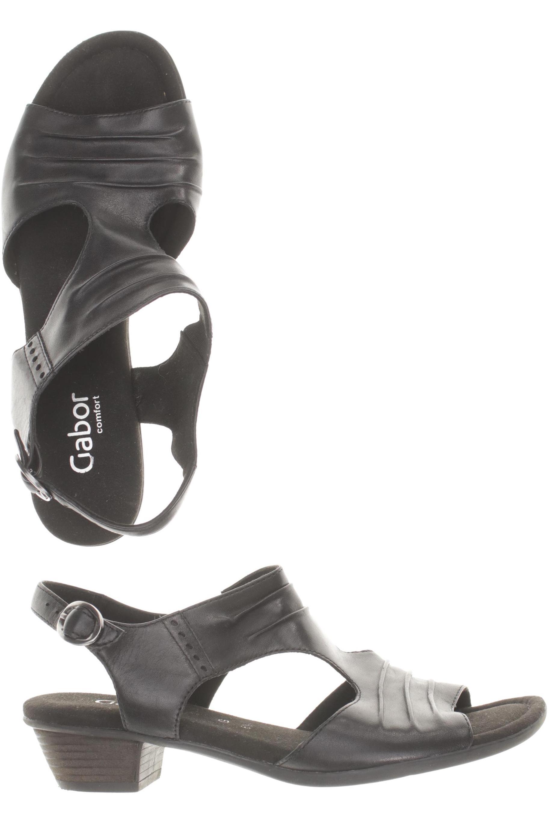 

Gabor Damen Sandale, schwarz, Gr. 6.5