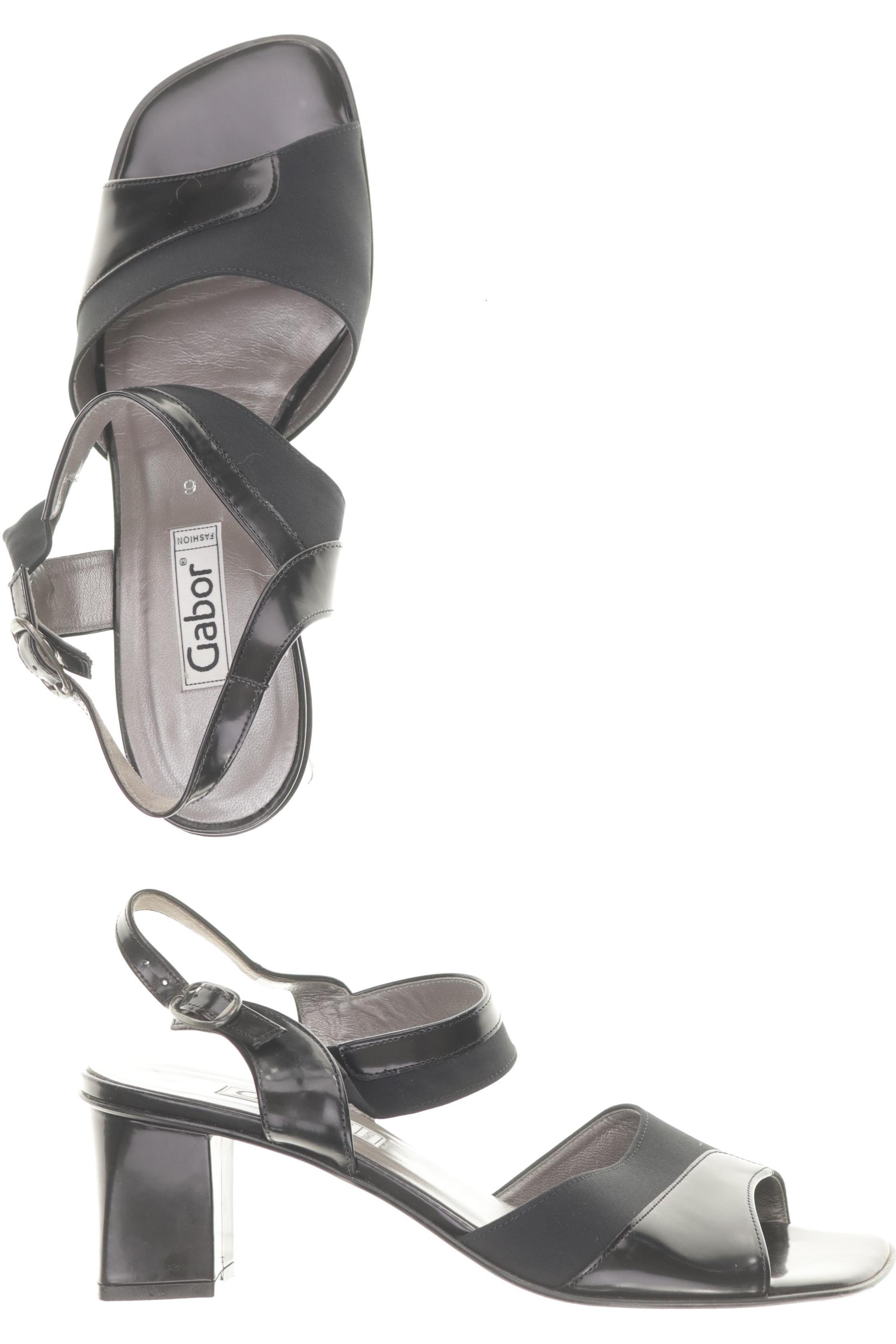 

Gabor Damen Sandale, schwarz, Gr. 6