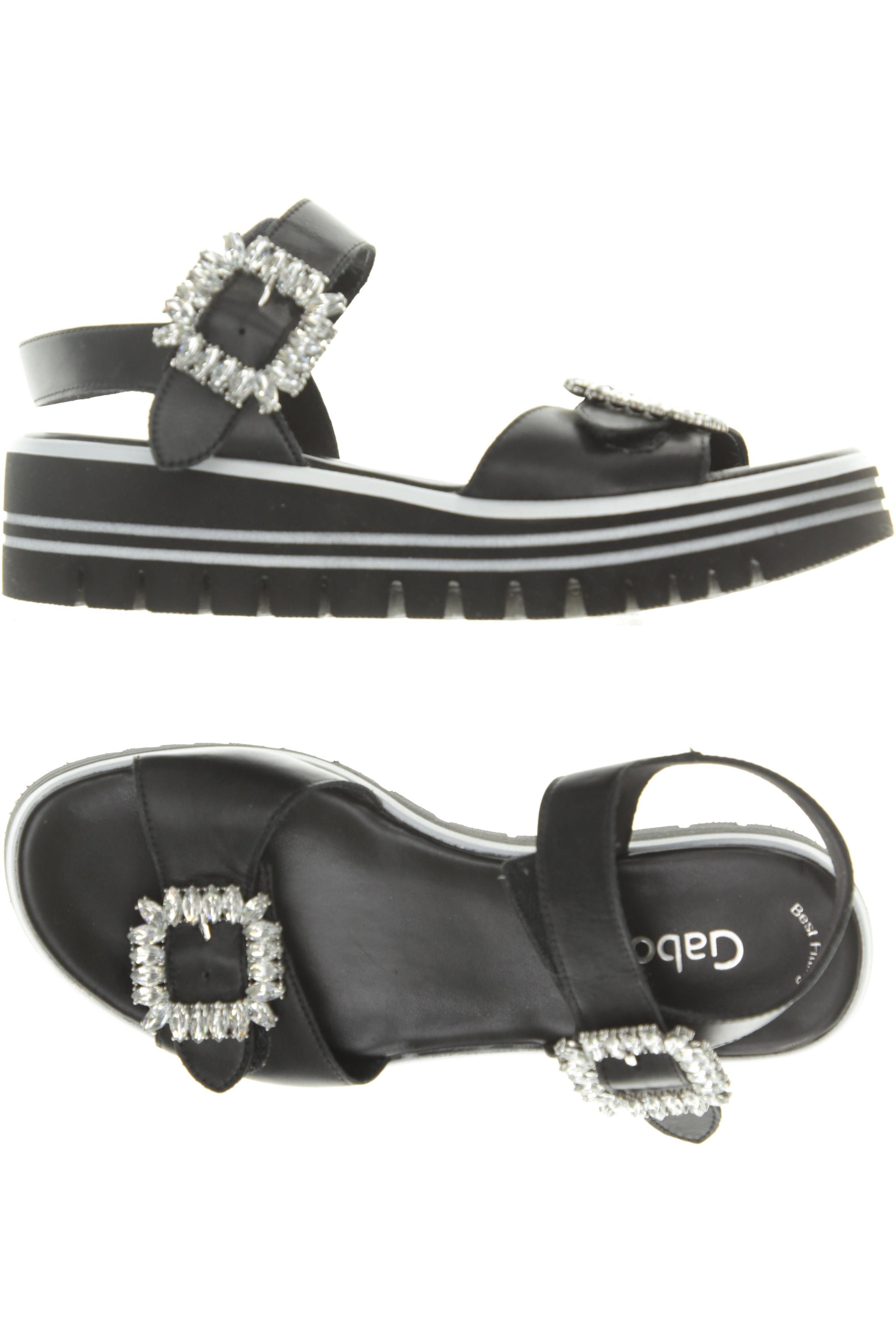 

Gabor Damen Sandale, schwarz, Gr. 6.5