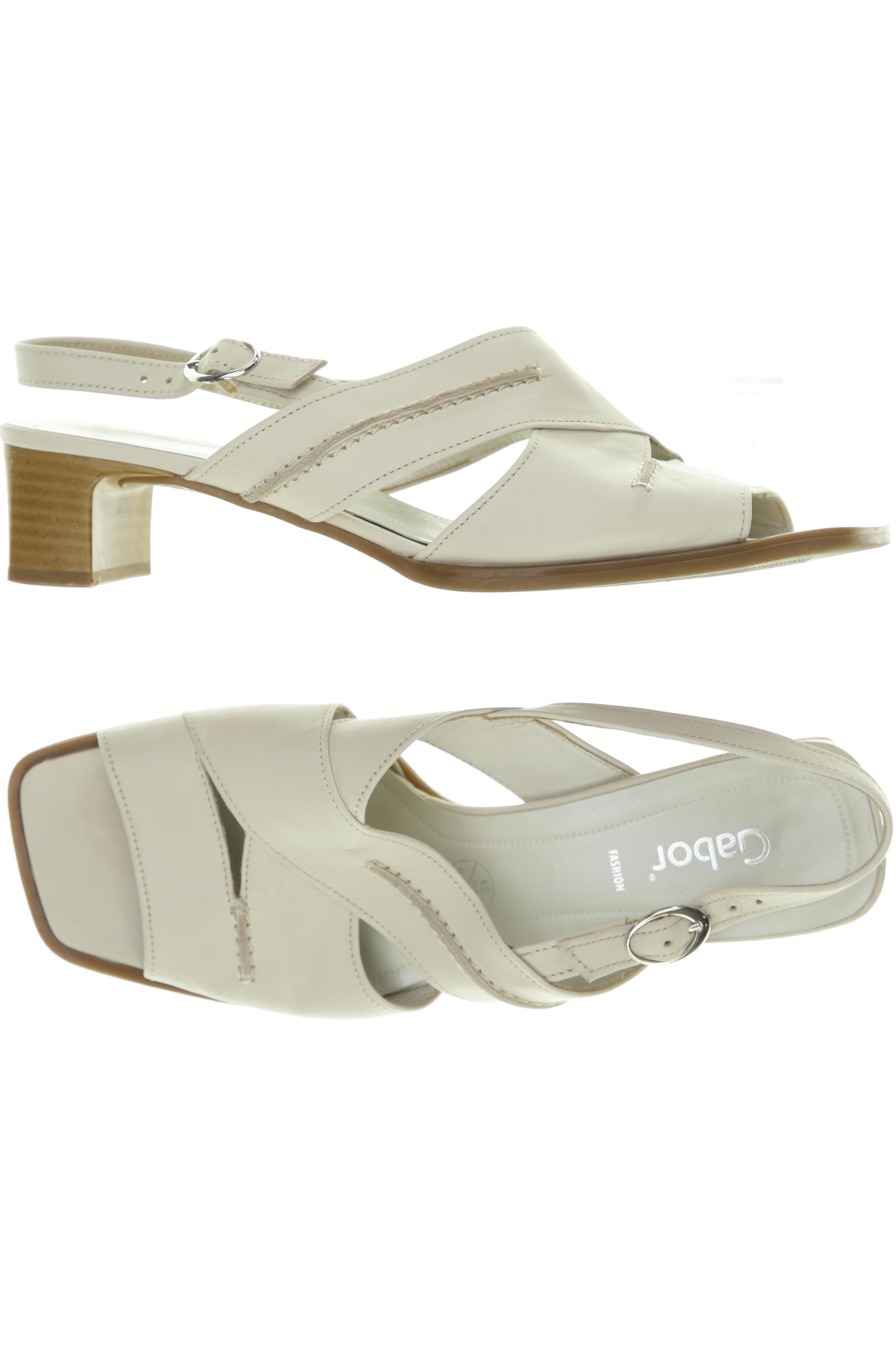 

Gabor Damen Sandale, weiß, Gr. 40