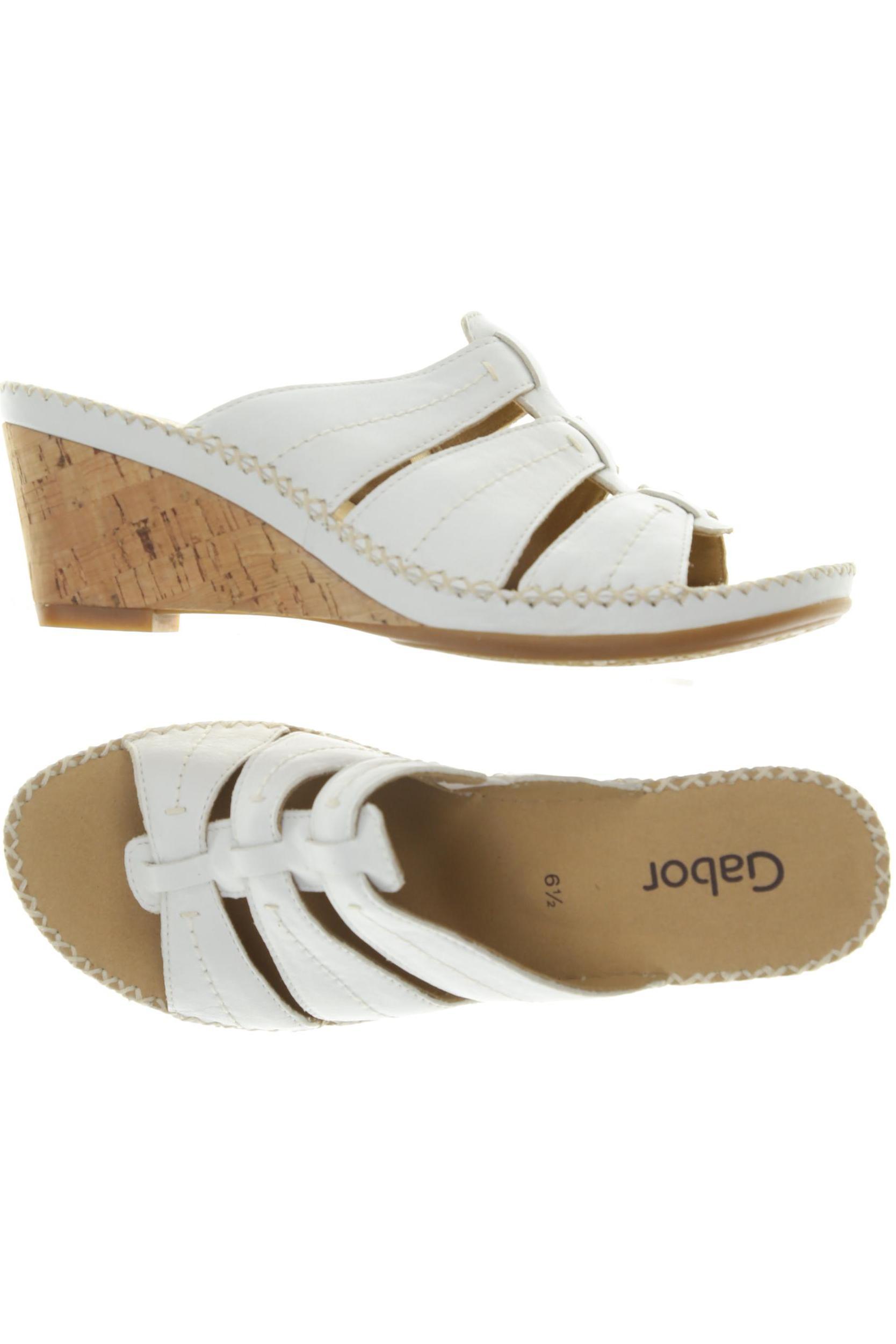 

Gabor Damen Sandale, weiß, Gr. 6.5