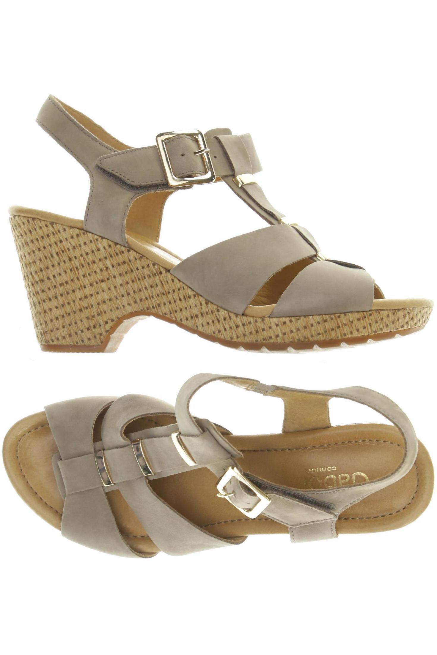 

Gabor Damen Sandale, beige, Gr. 7