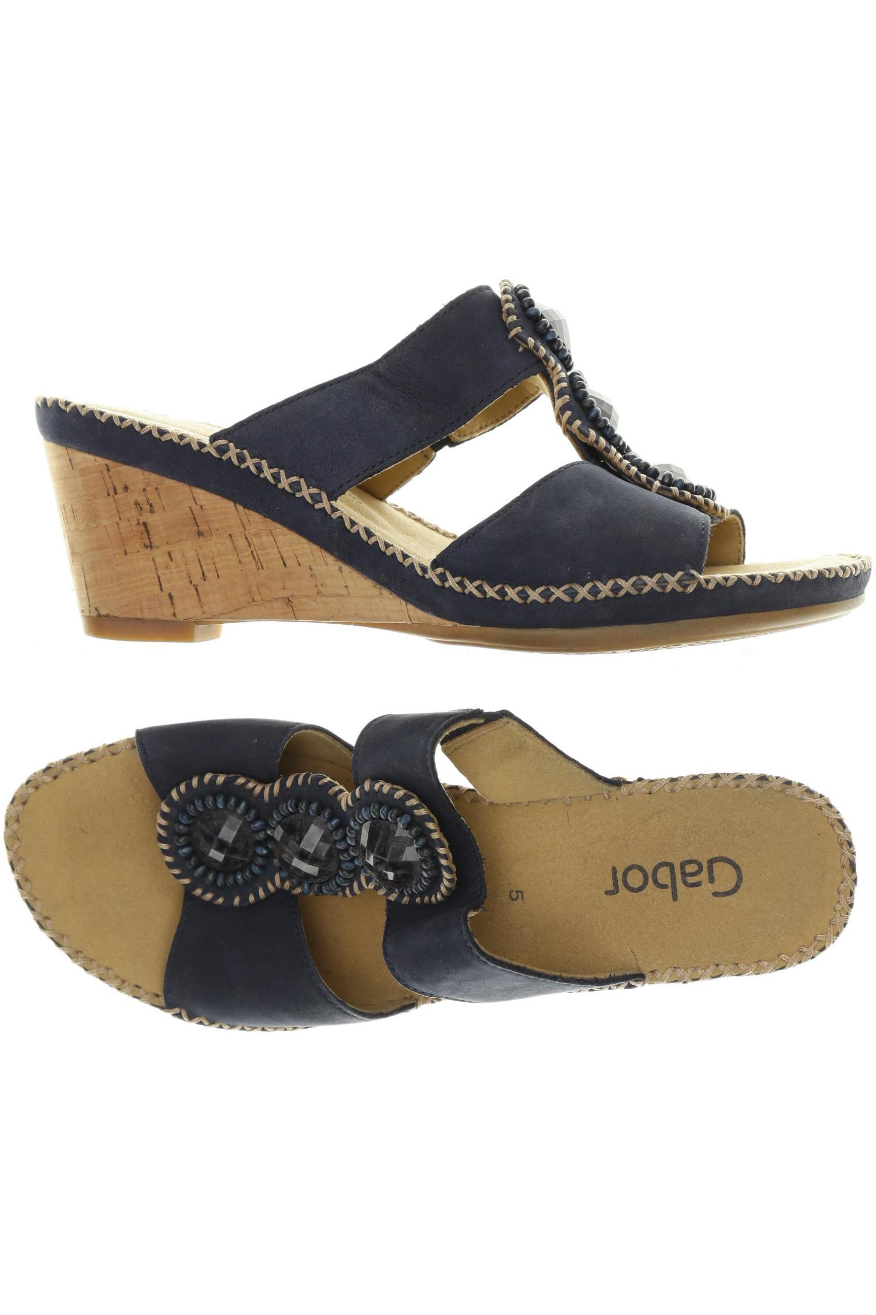 

Gabor Damen Sandale, blau, Gr. 5