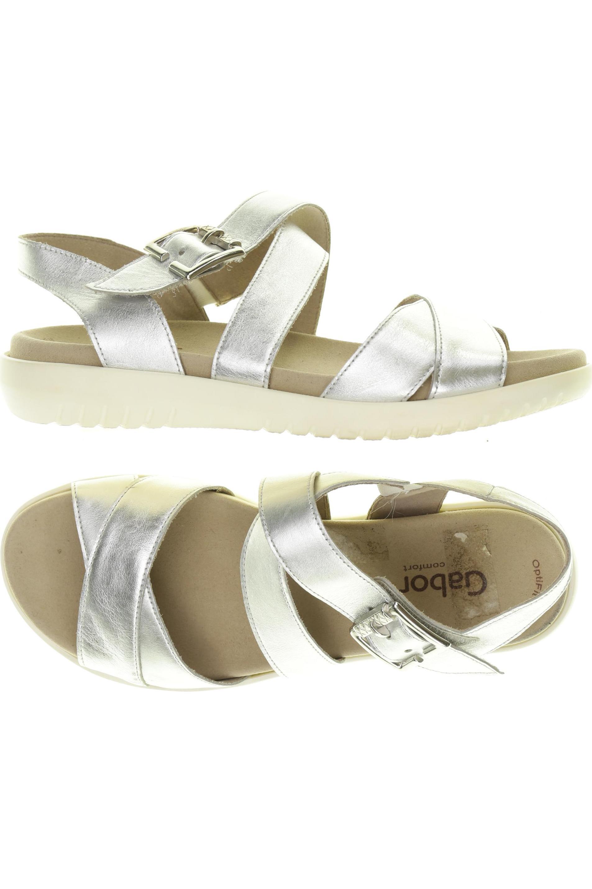 

Gabor Damen Sandale, silber, Gr. 6