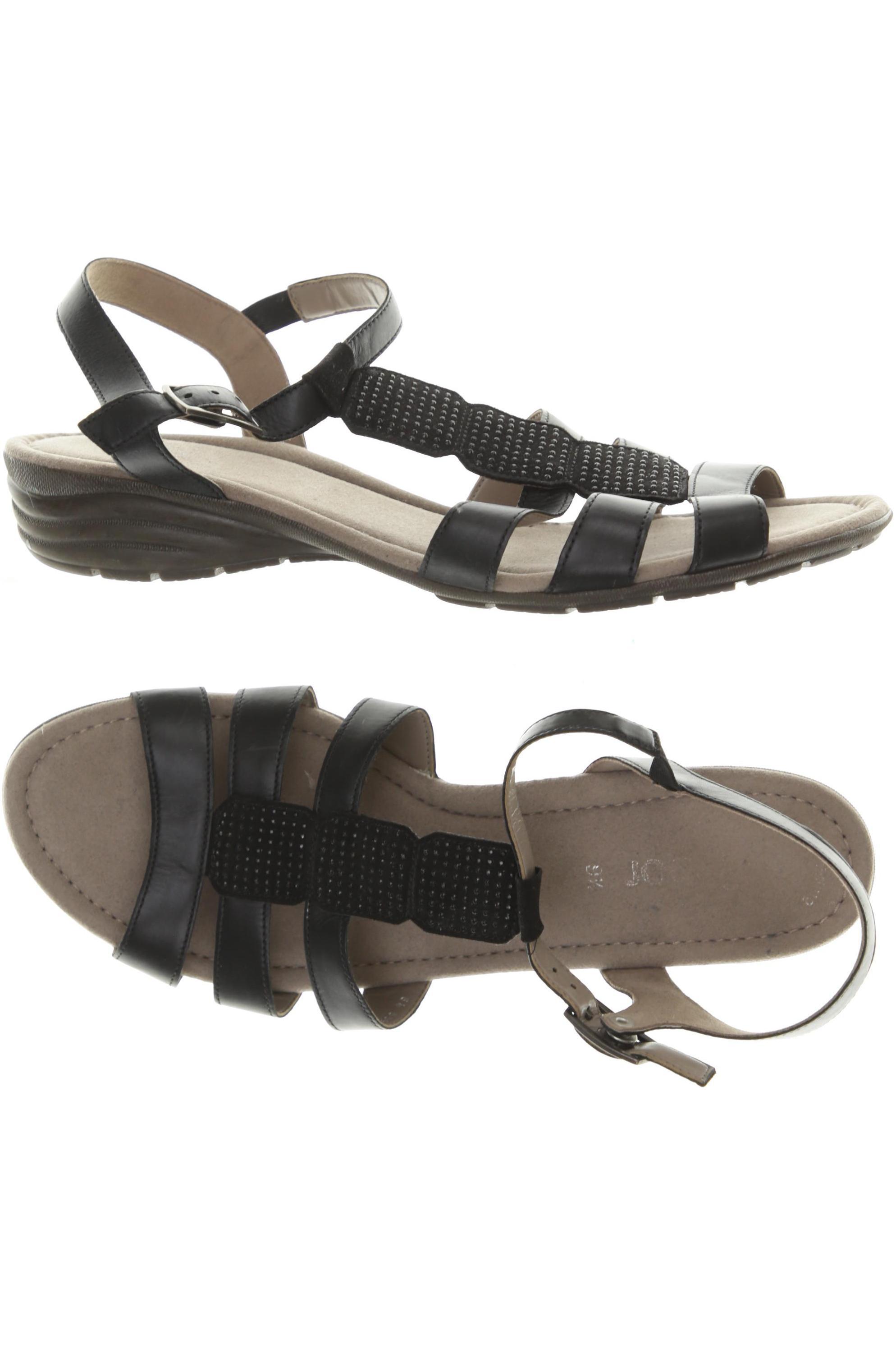 

Gabor Damen Sandale, schwarz, Gr. 9.5