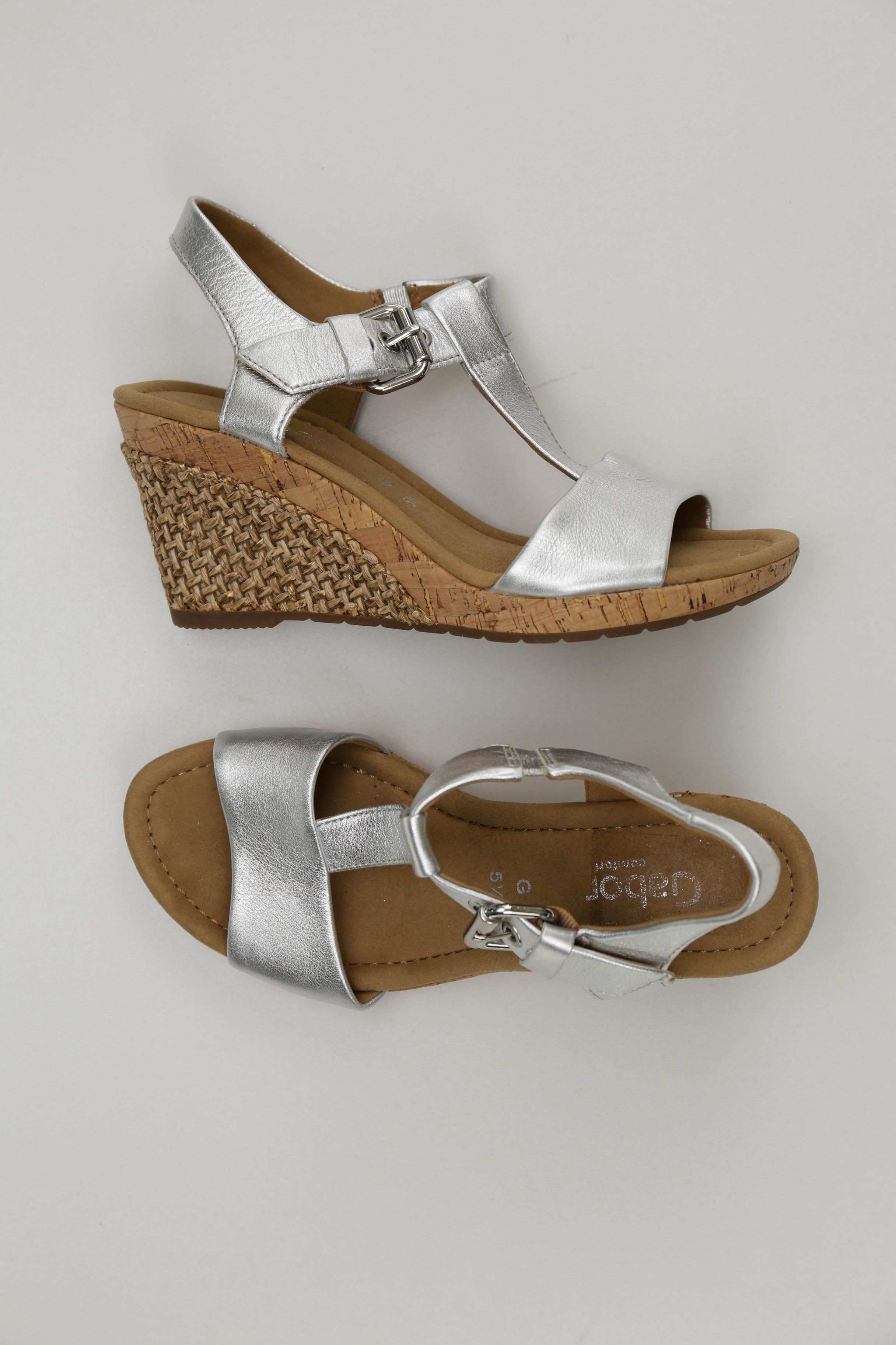 

Gabor Damen Sandale, silber, Gr. 5.5