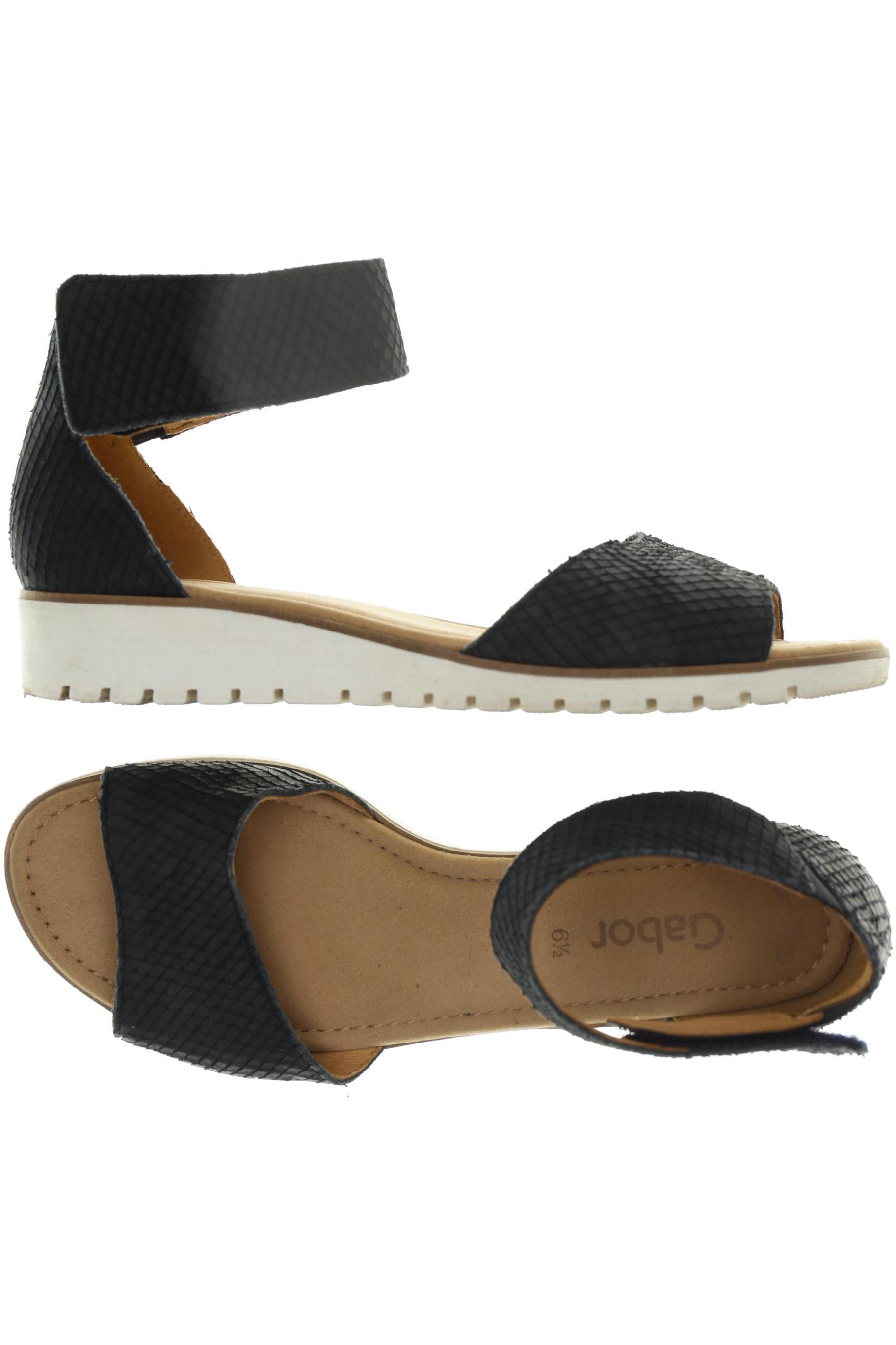 

Gabor Damen Sandale, schwarz, Gr. 6.5