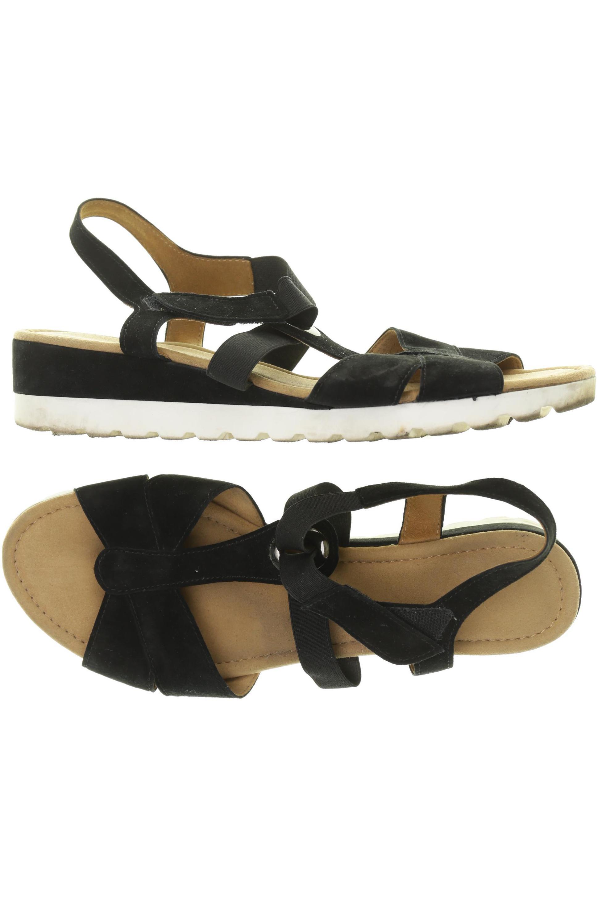 

Gabor Damen Sandale, schwarz, Gr. 9.5