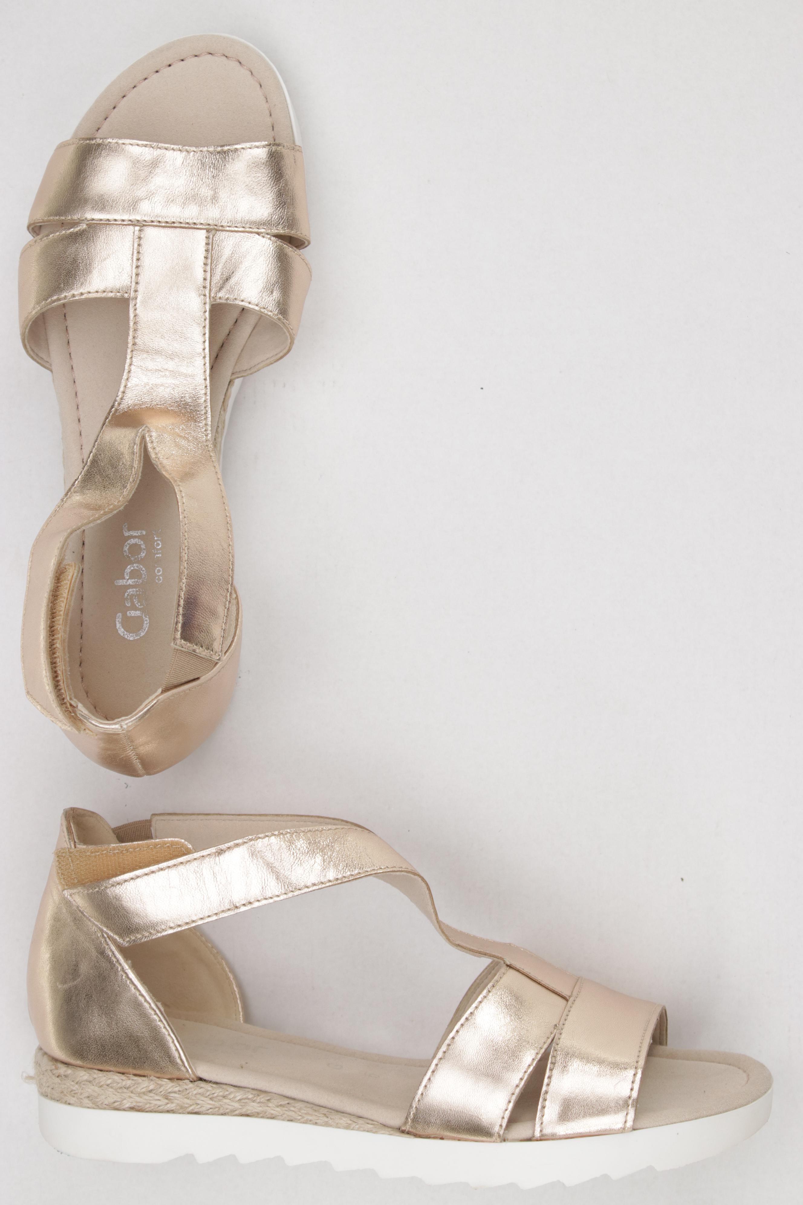 

Gabor Damen Sandale, beige, Gr. 5