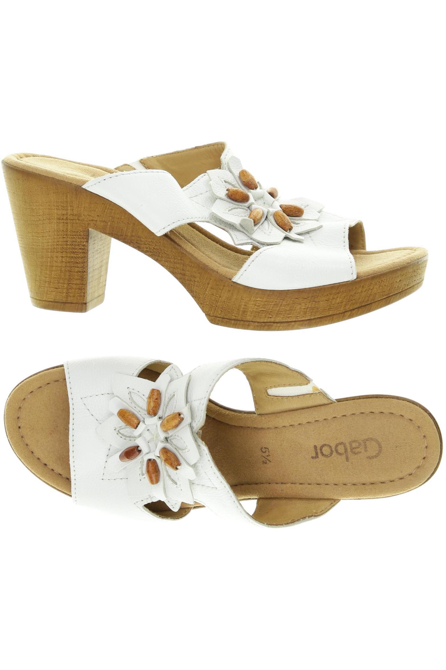 

Gabor Damen Sandale, weiß, Gr. 6.5