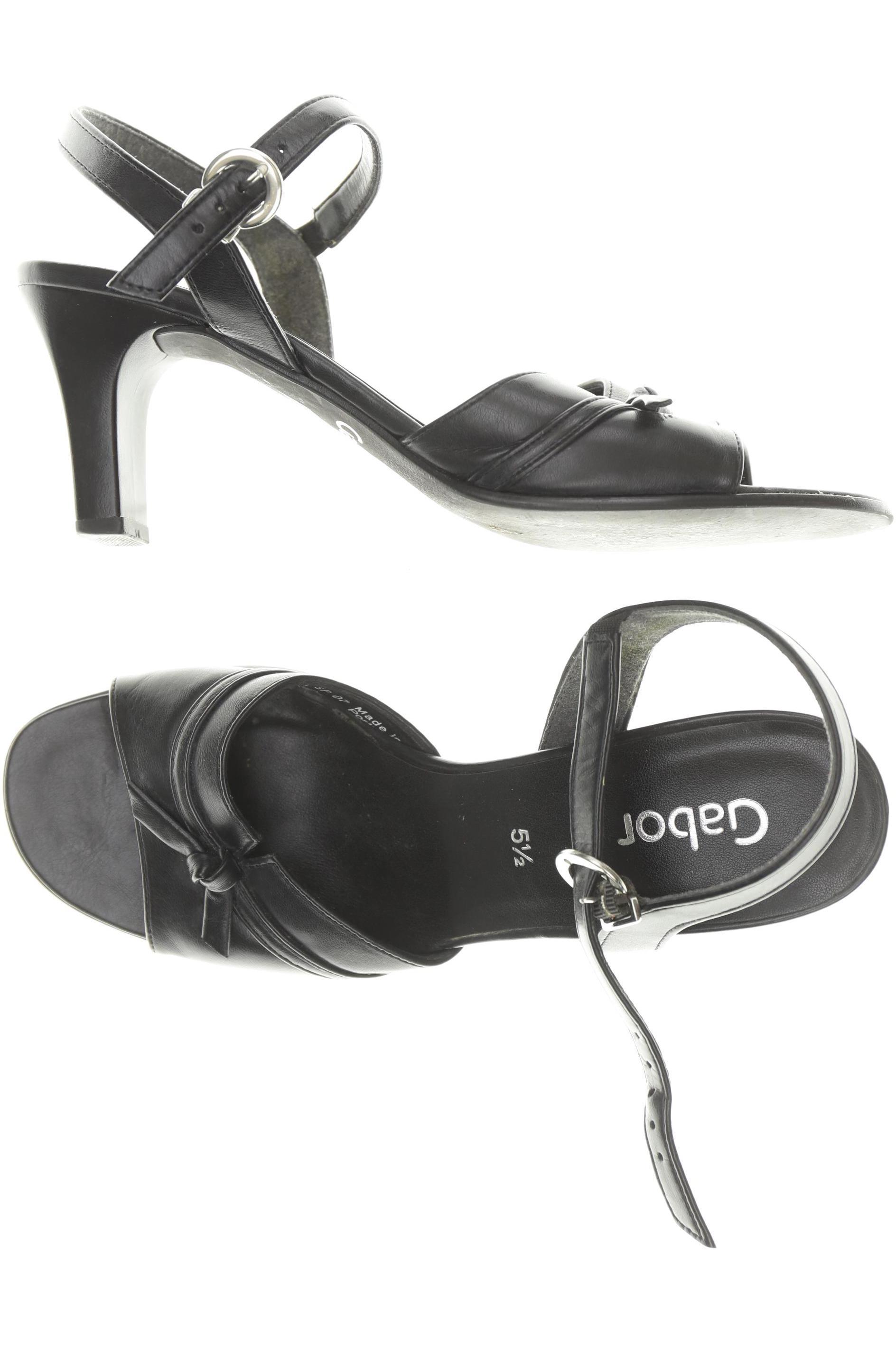 

Gabor Damen Sandale, schwarz, Gr. 5.5