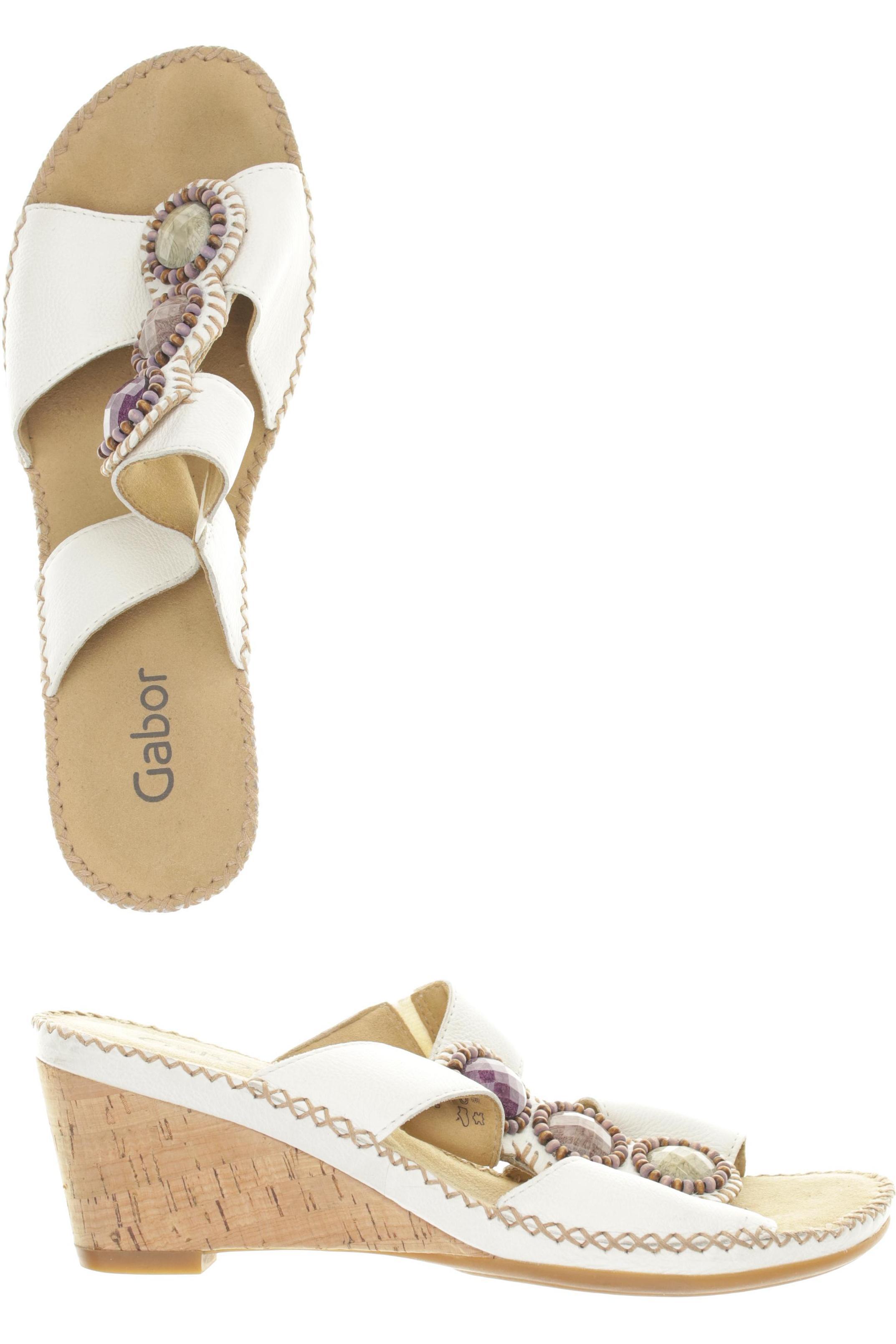 

Gabor Damen Sandale, weiß, Gr. 6.5