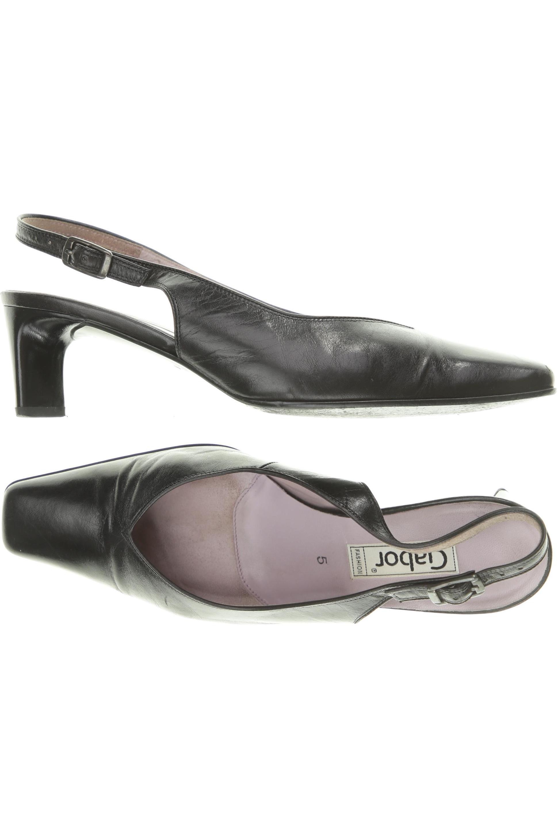 

Gabor Damen Sandale, schwarz, Gr. 5