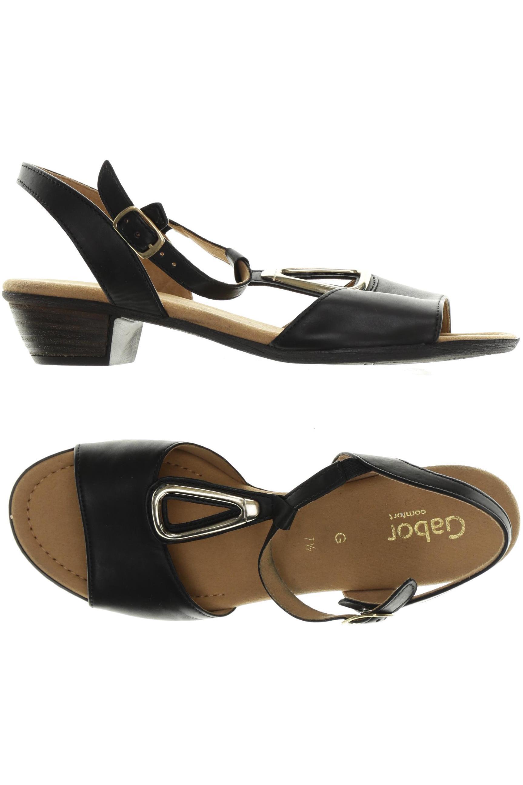 

Gabor Damen Sandale, schwarz, Gr. 7.5