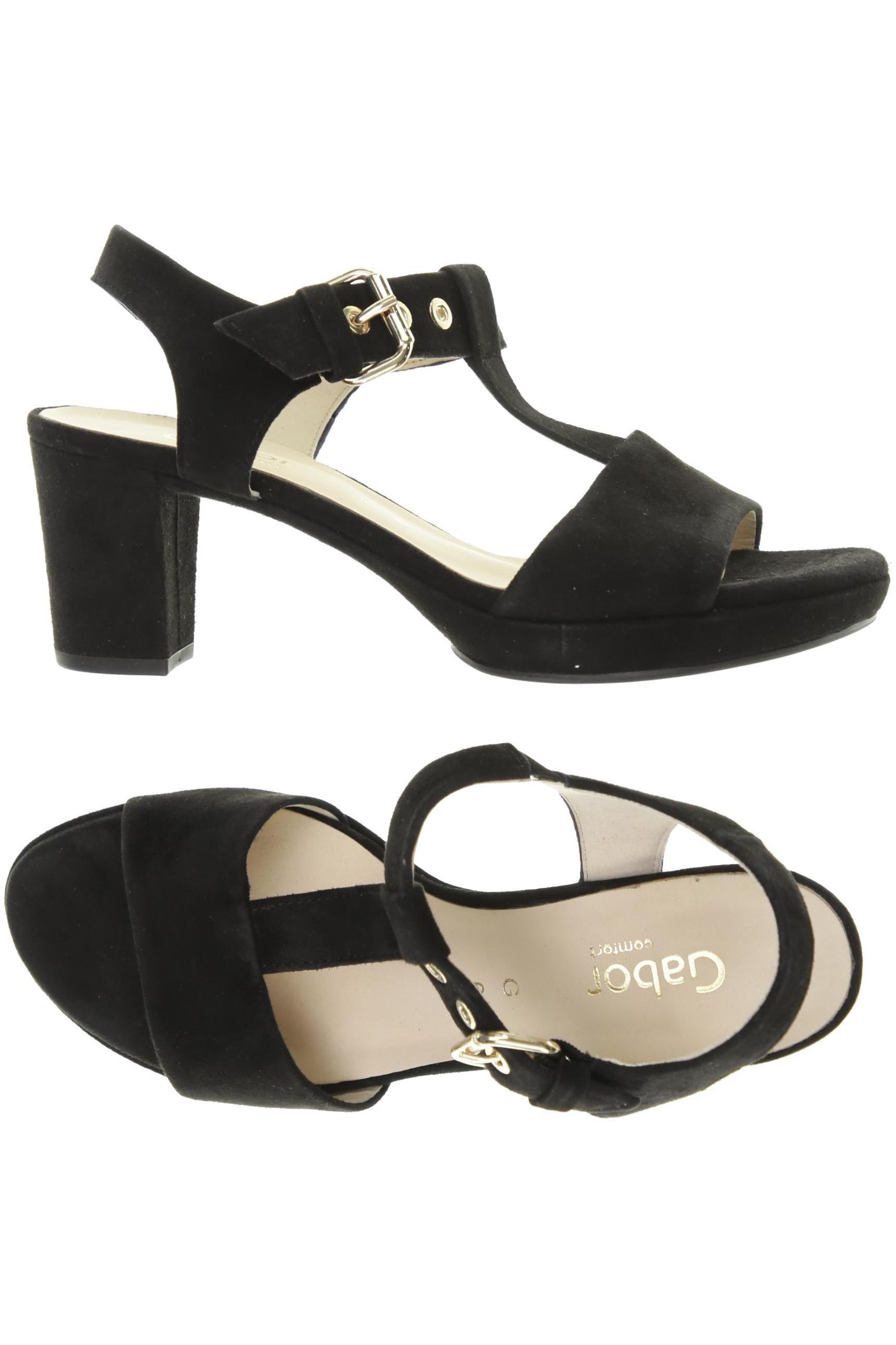 

Gabor Damen Sandale, schwarz, Gr. 6