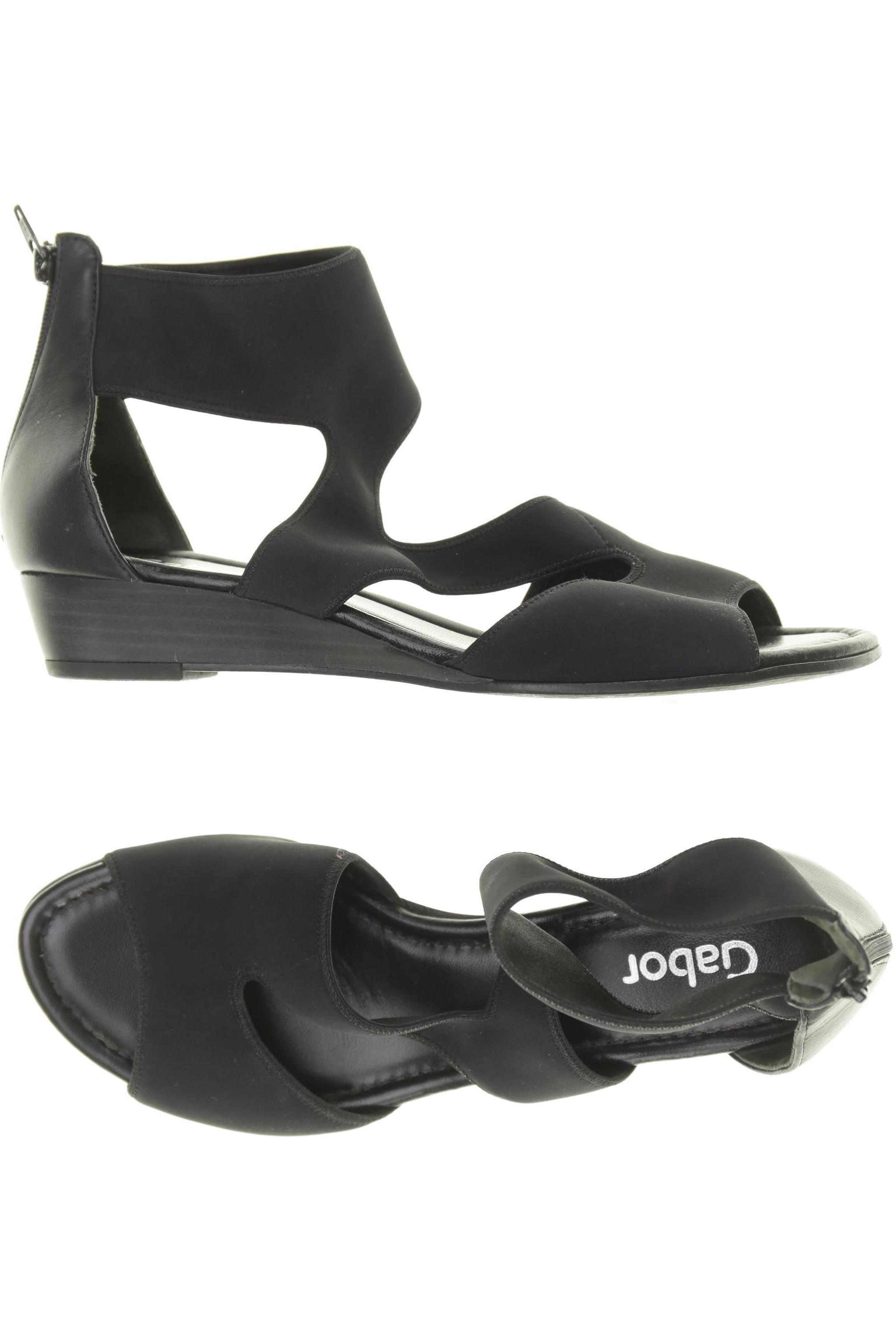 

Gabor Damen Sandale, schwarz, Gr. 6