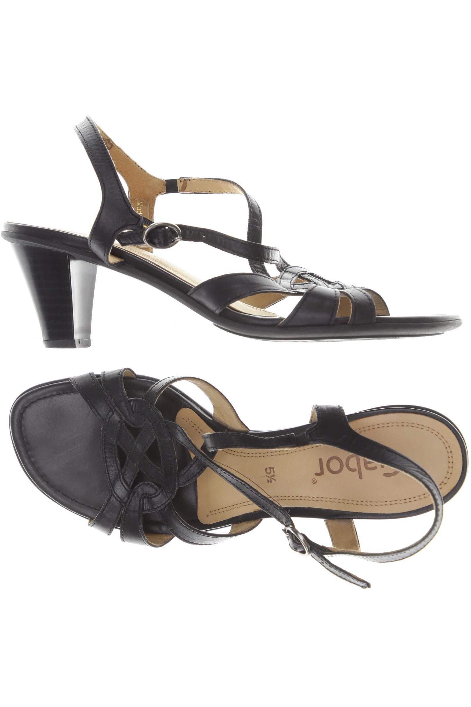 

Gabor Damen Sandale, schwarz, Gr. 5.5