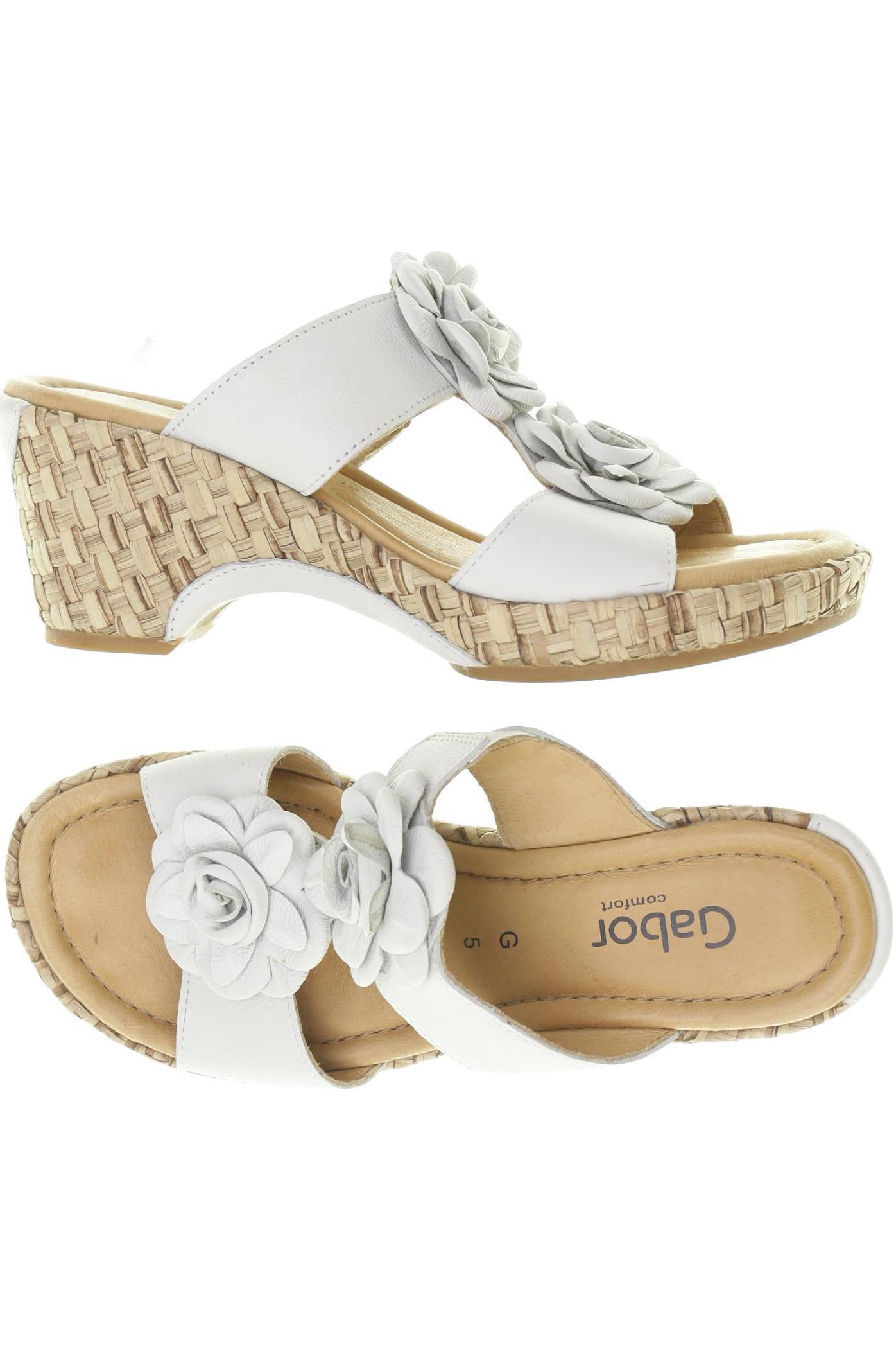 

Gabor Damen Sandale, weiß, Gr. 5