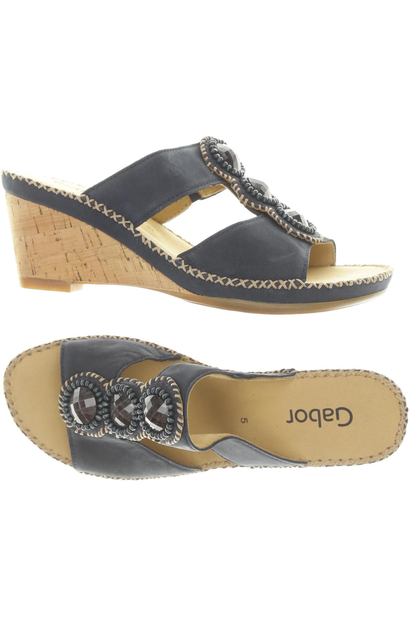 

Gabor Damen Sandale, blau, Gr. 5