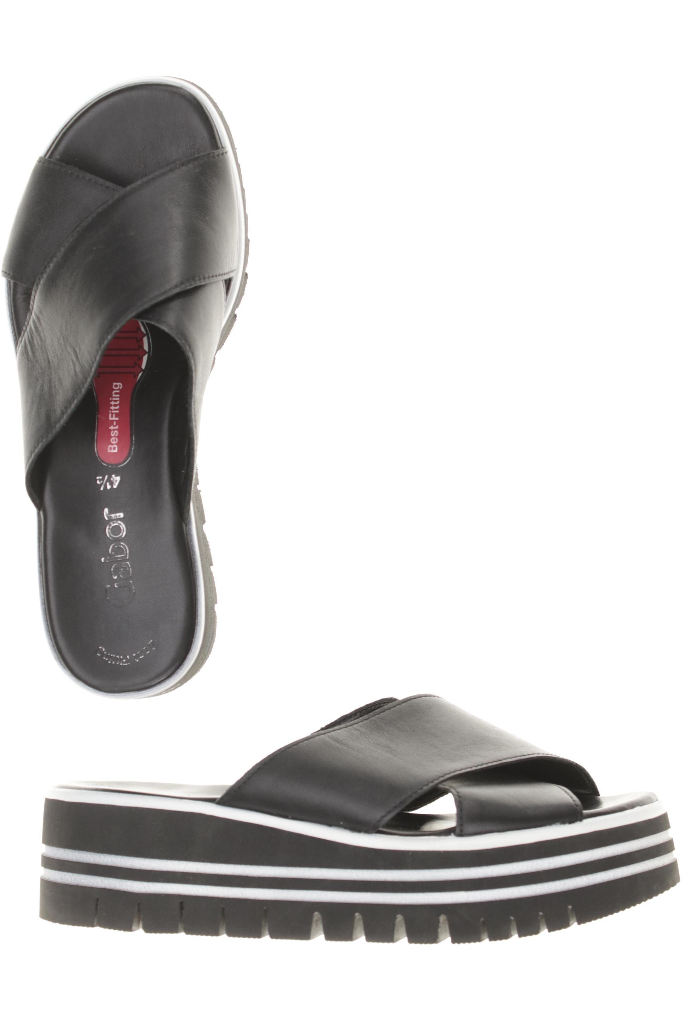 

Gabor Damen Sandale, schwarz, Gr. 4.5